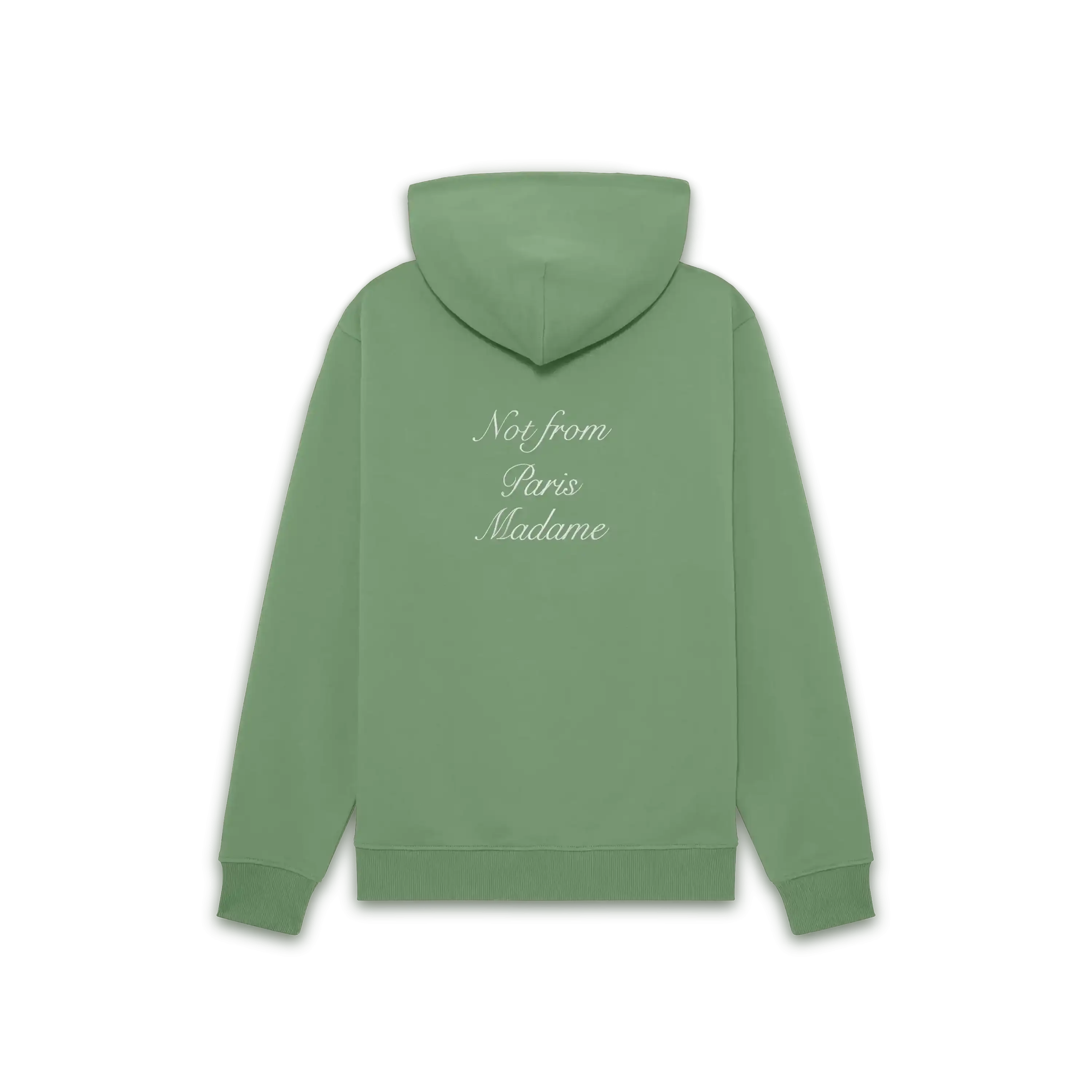 Drôle De Monsieur Slogan Calligraphy Hoodie