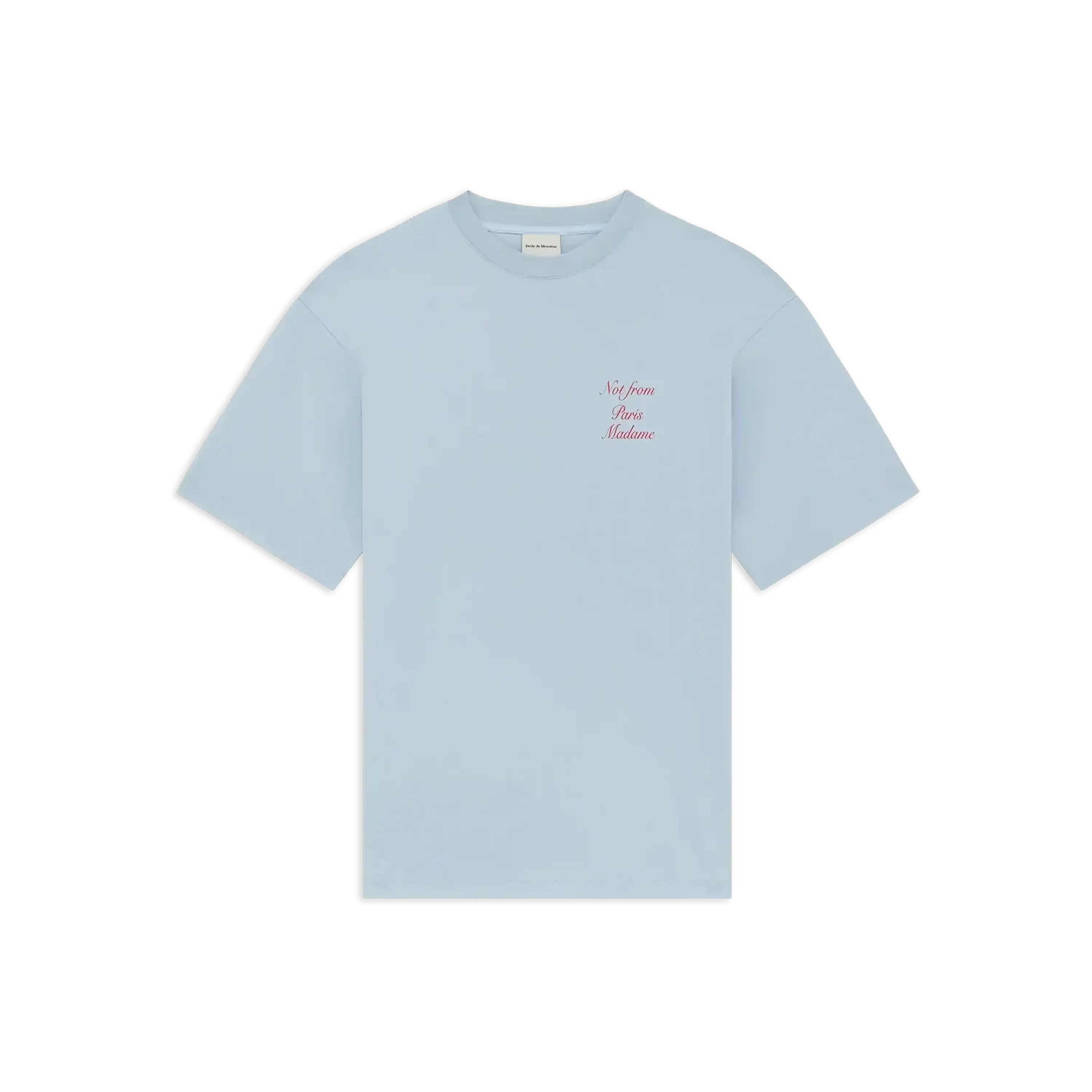 Drôle De Monsieur Slogan Calligraphy T-Shirt