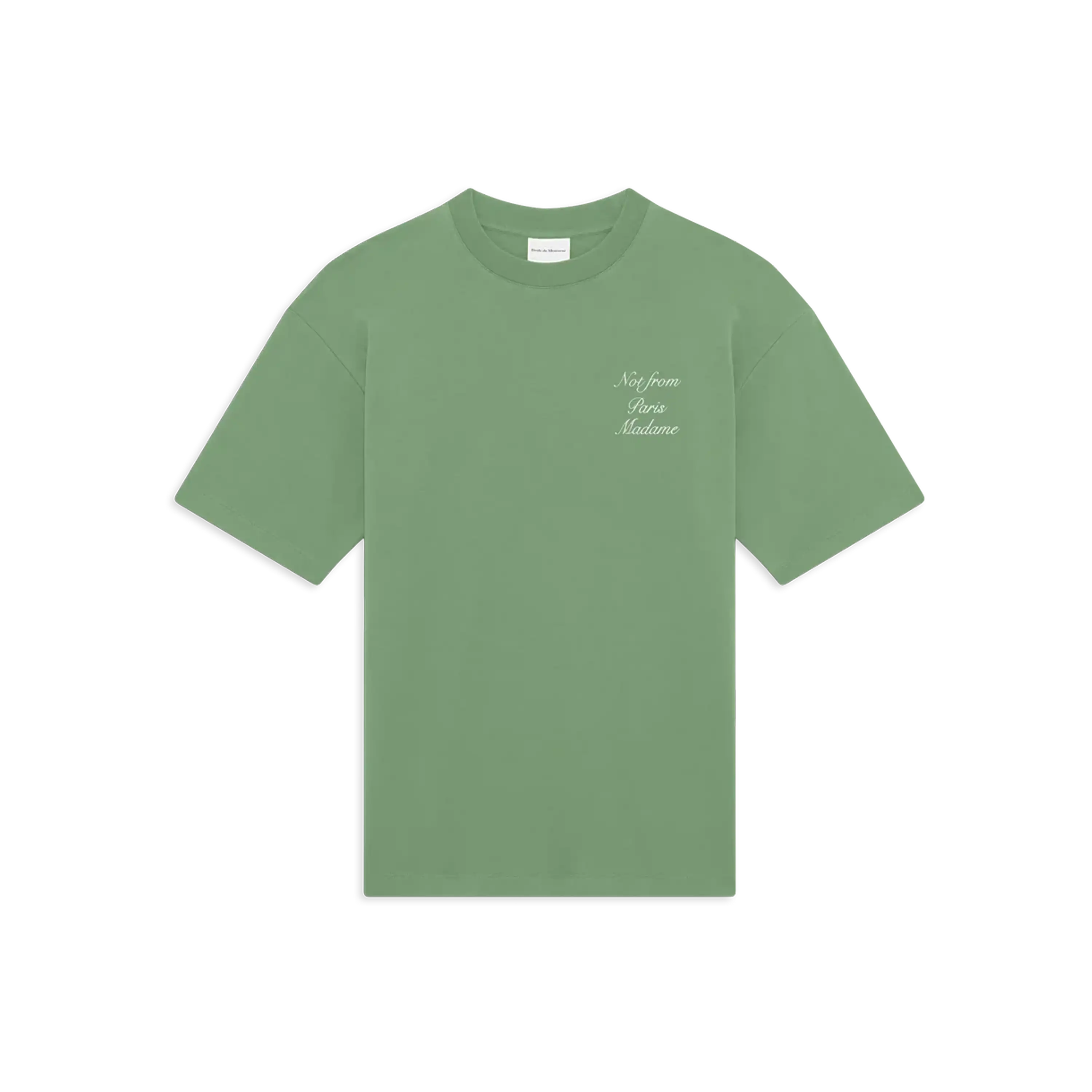 Drôle De Monsieur Slogan Calligraphy T-Shirt