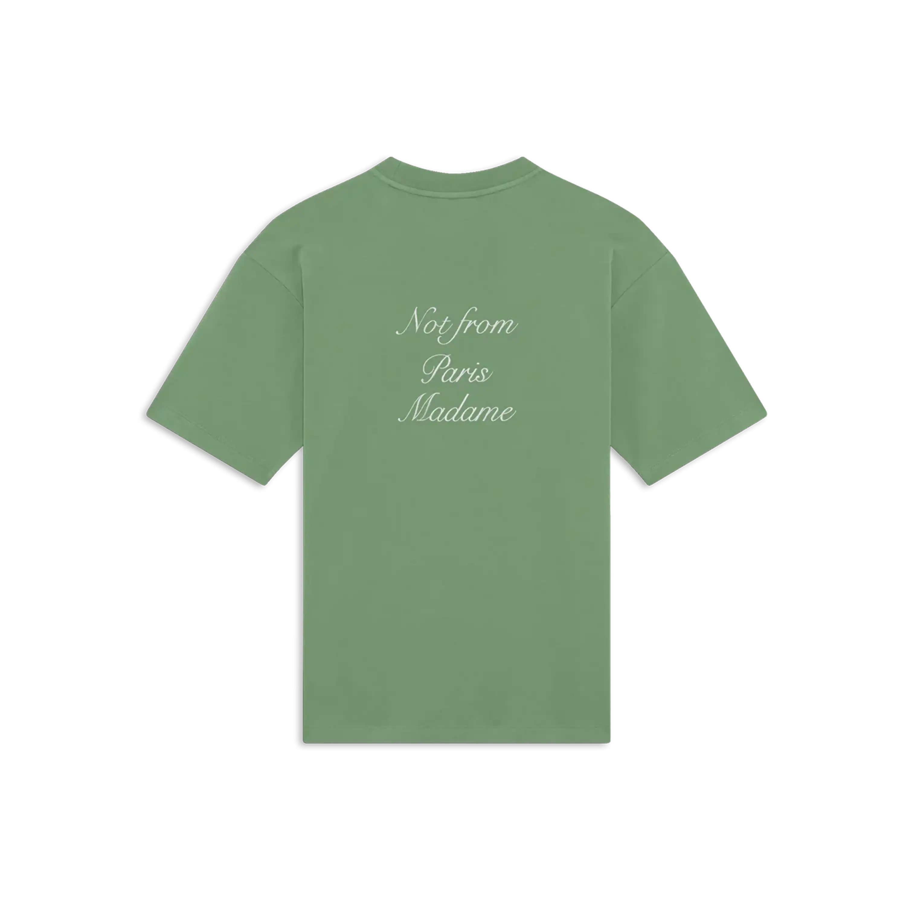 Drôle De Monsieur Slogan Calligraphy T-Shirt