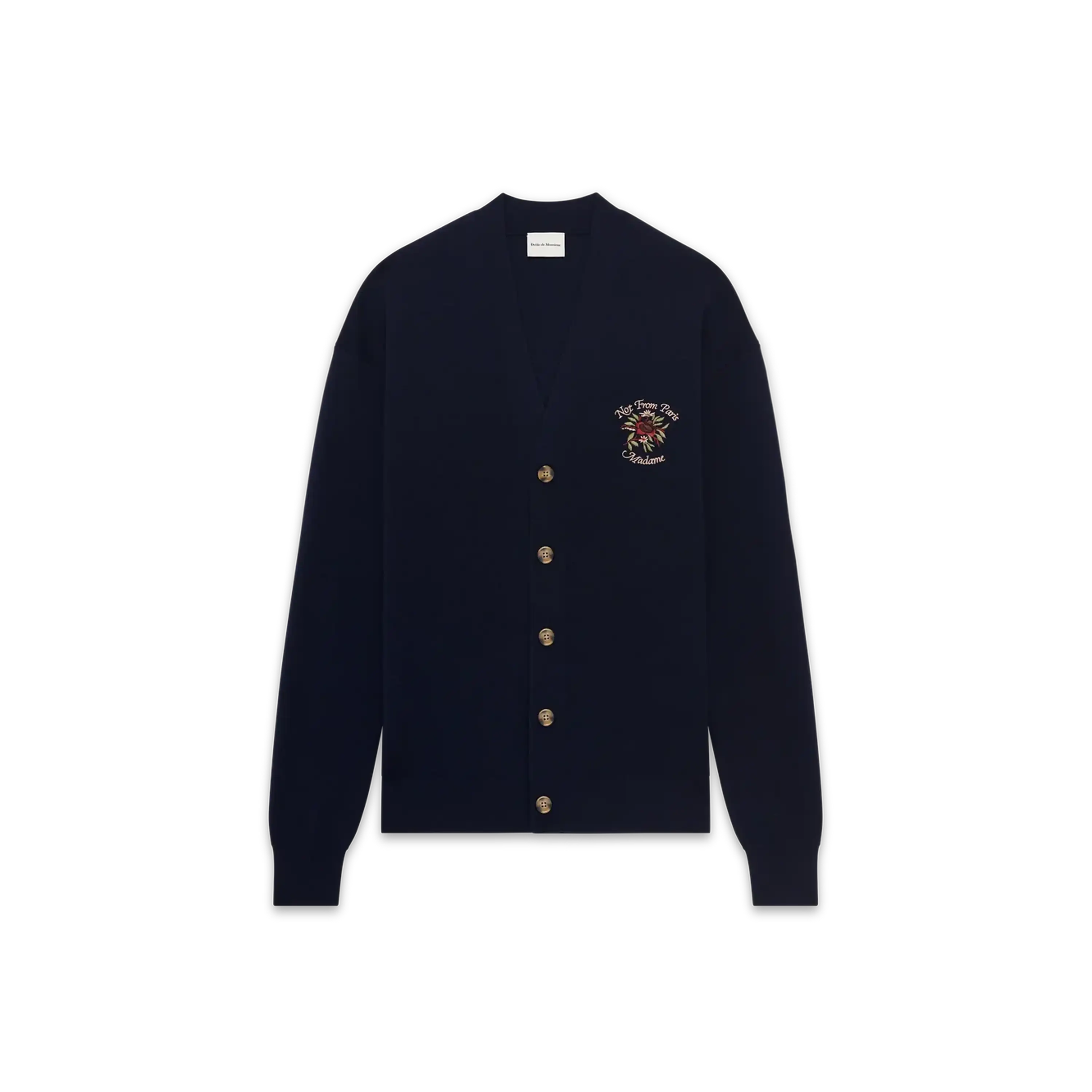 Drôle De Monsieur Slogan Rose Le Cardigan