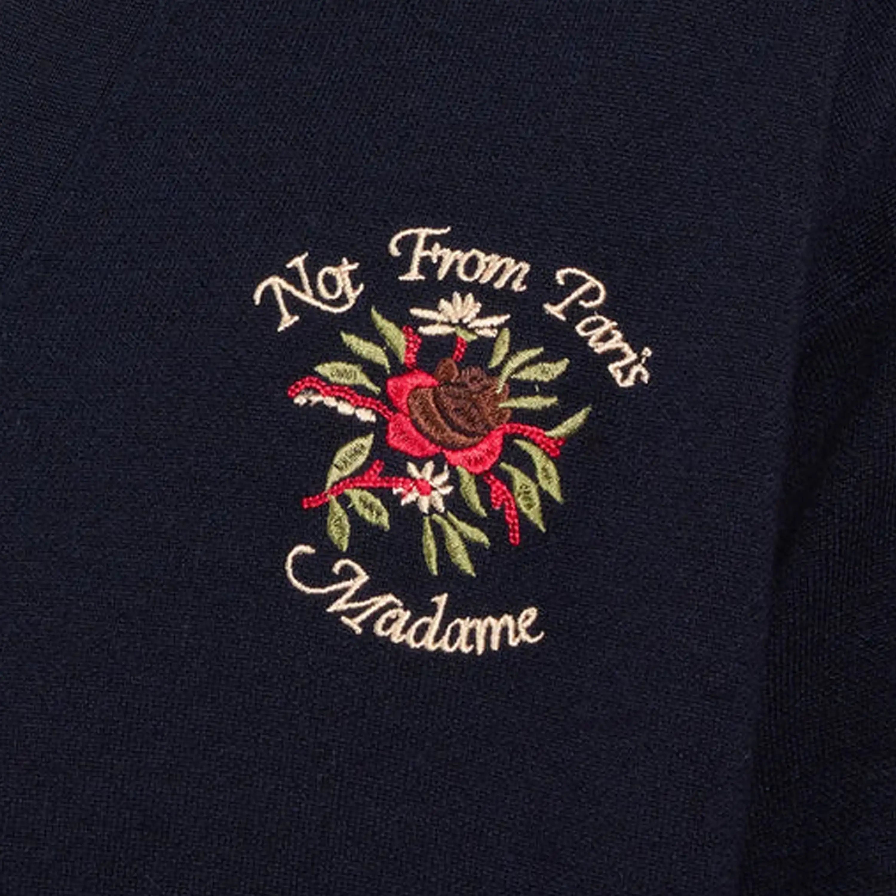 Drôle De Monsieur Slogan Rose Le Cardigan