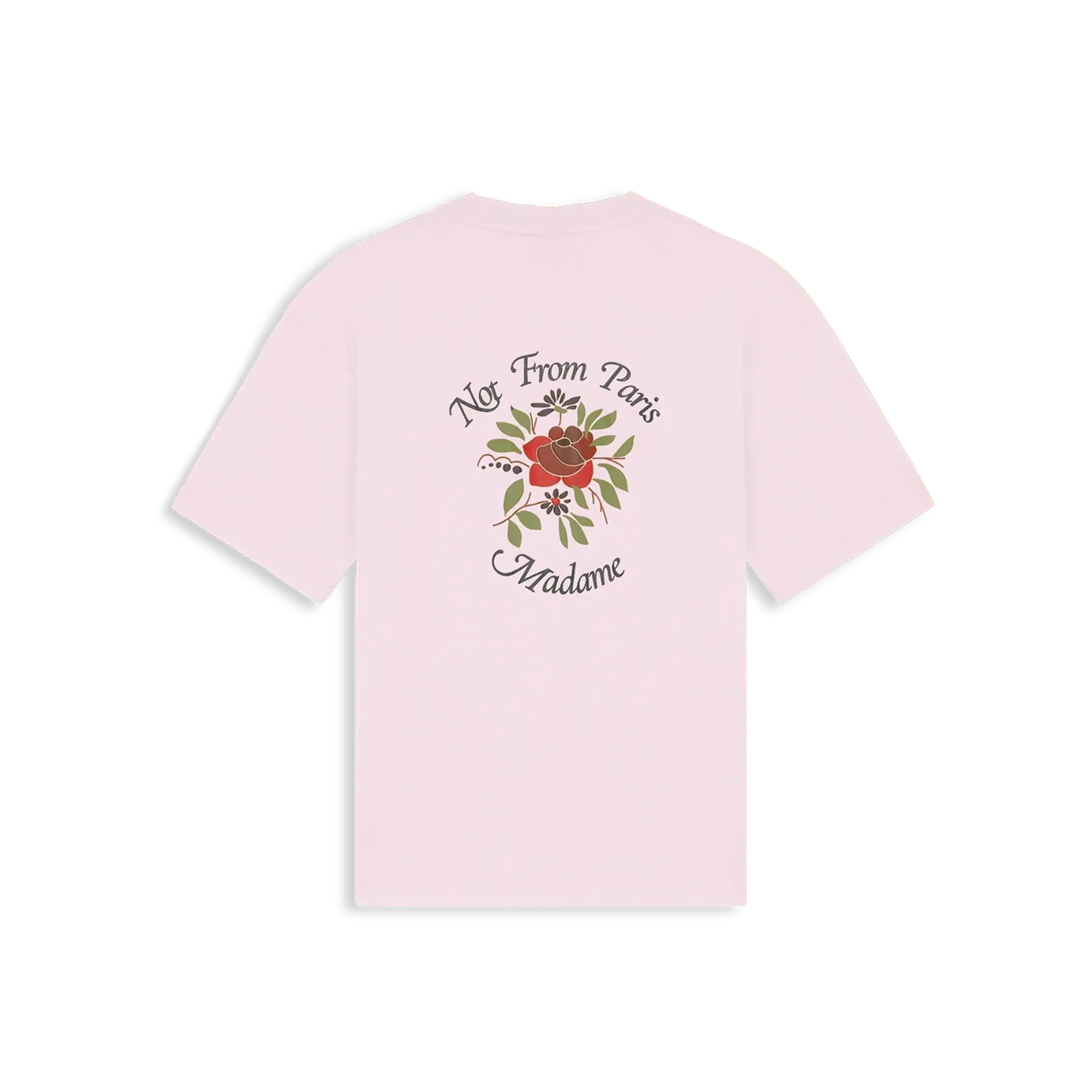Drôle De Monsieur Slogan Rose Pink T-Shirt