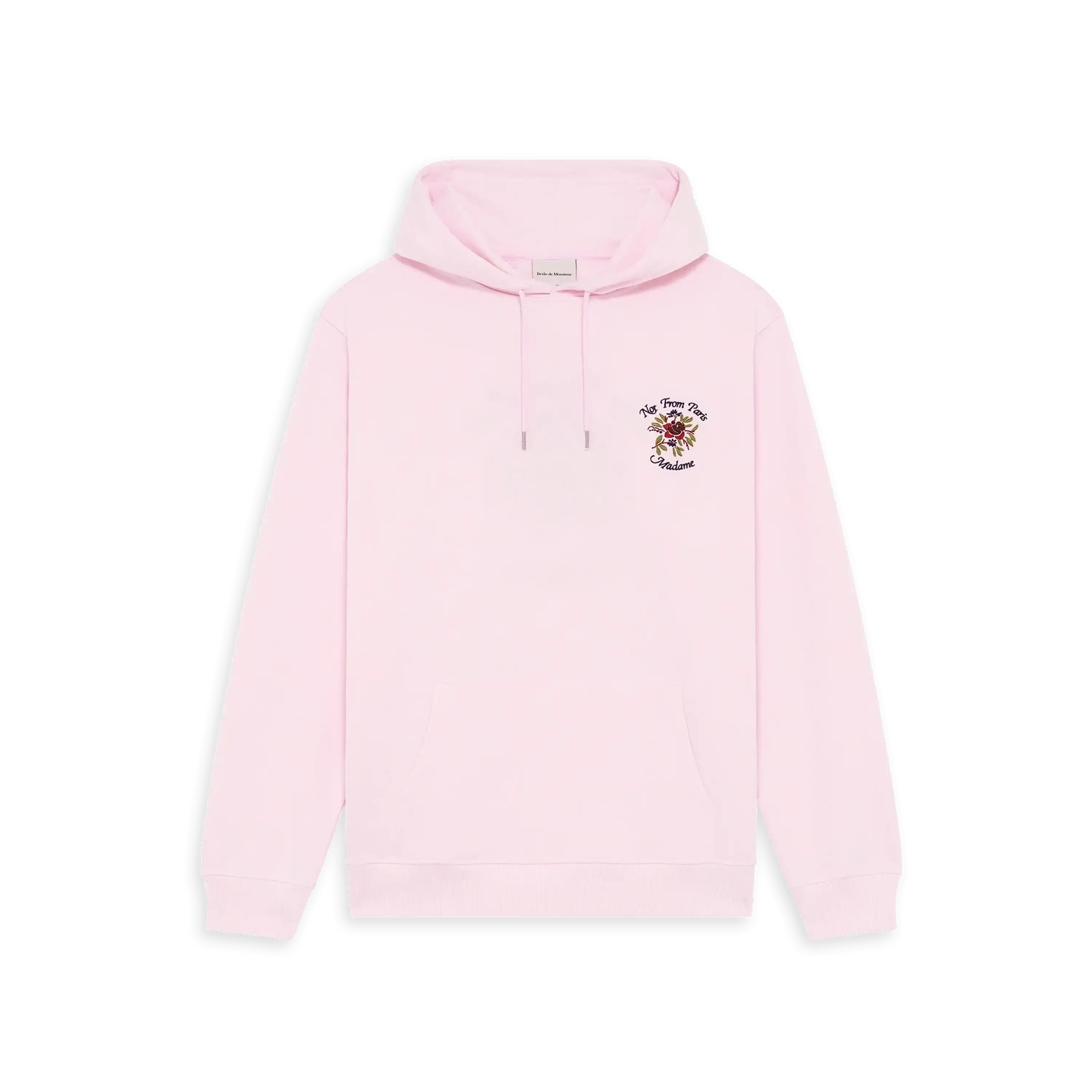 Drôle De Monsieur Slogan Rose Hoodie