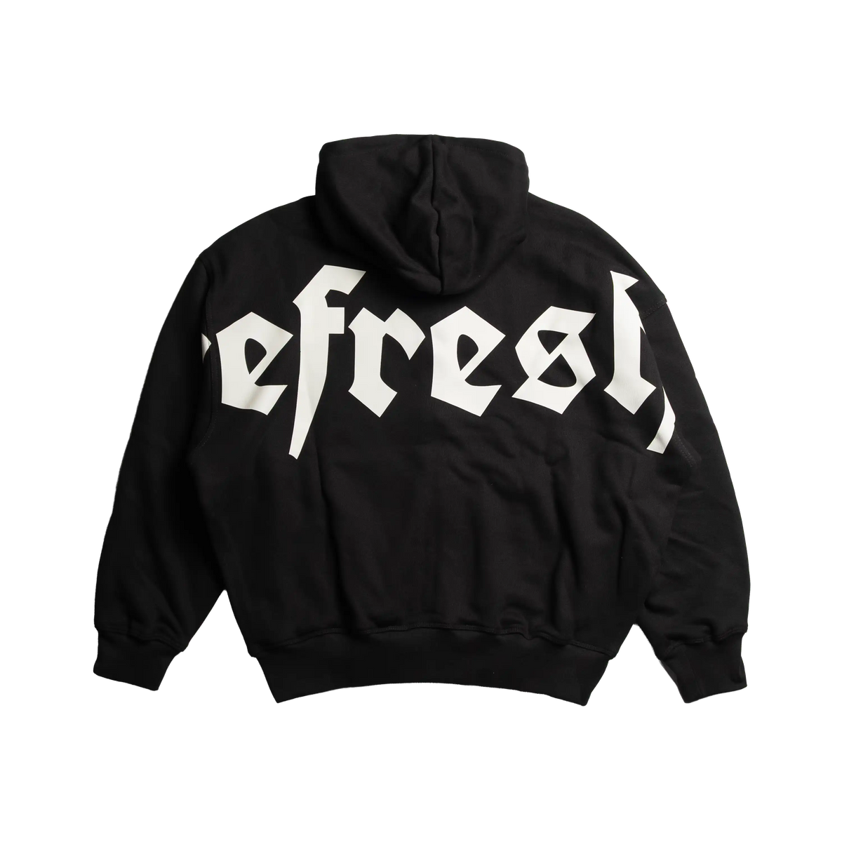 refresh. Gothic Zip Hoodie Black