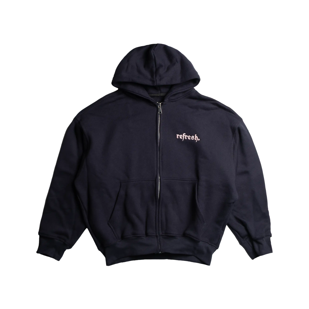 refresh. Gothic Zip Hoodie Blue