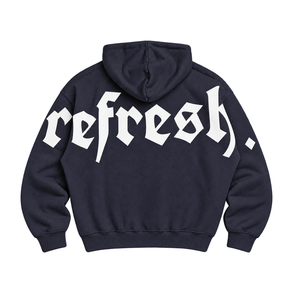 refresh. Gothic Zip Hoodie Blue