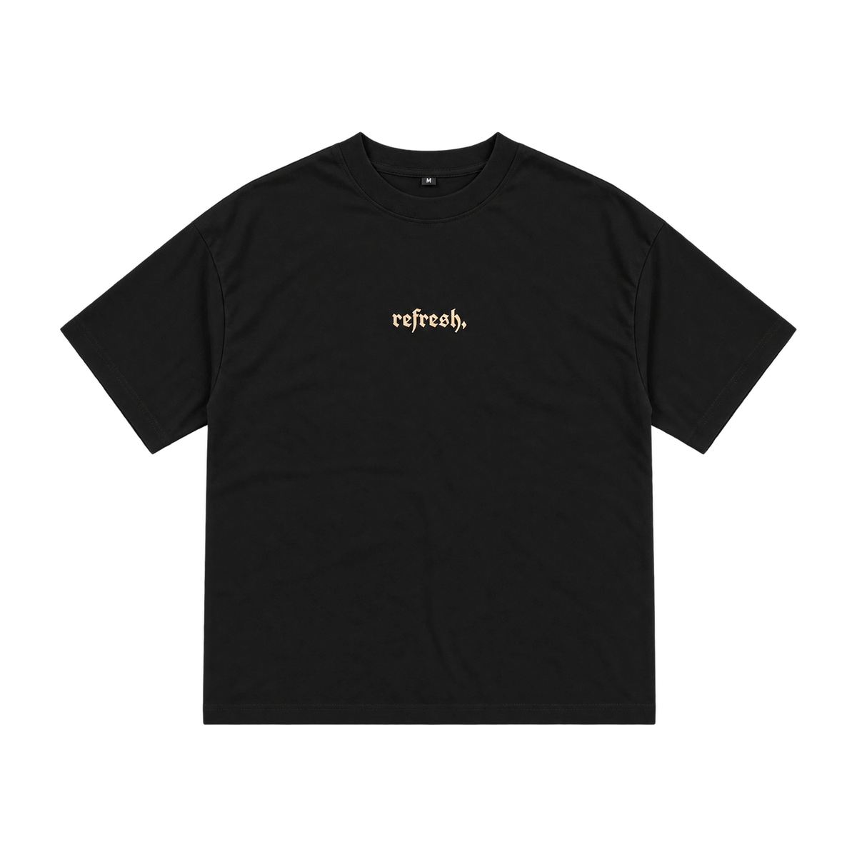 refresh. Gothic T-Shirt Black