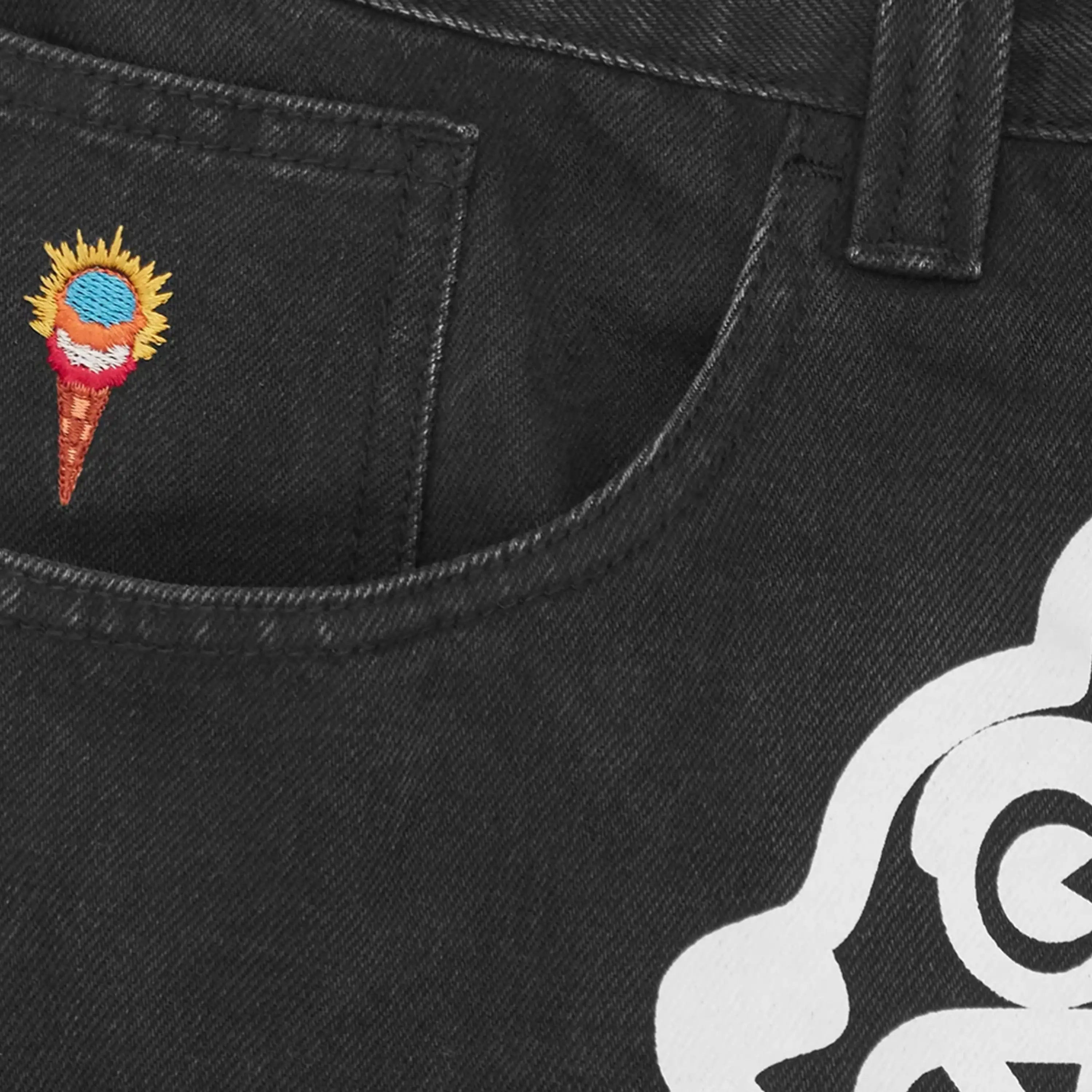 Icecream Running Dog Double Scoop Denim Pants