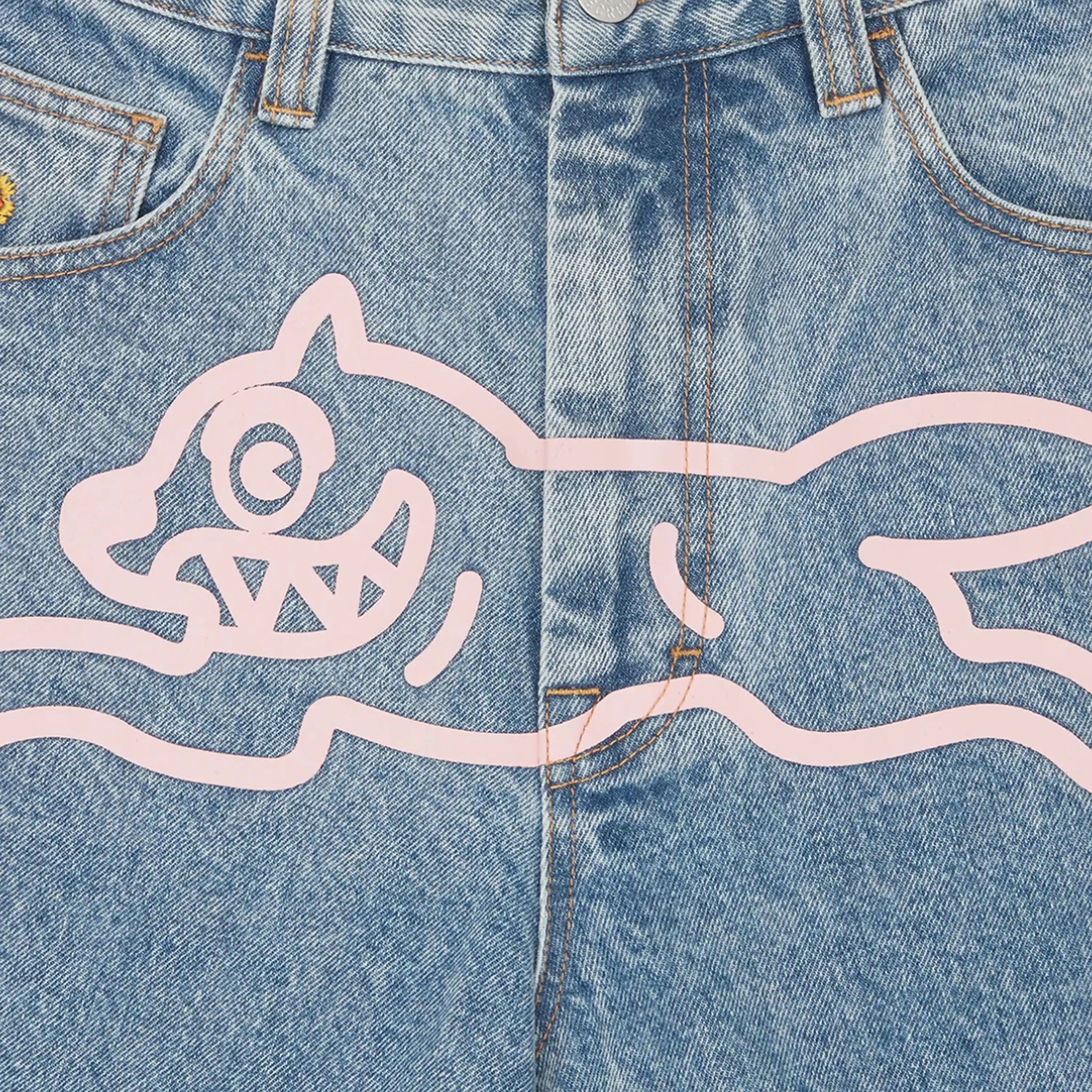 Icecream Running Dog Triple Scoop Denim Pants