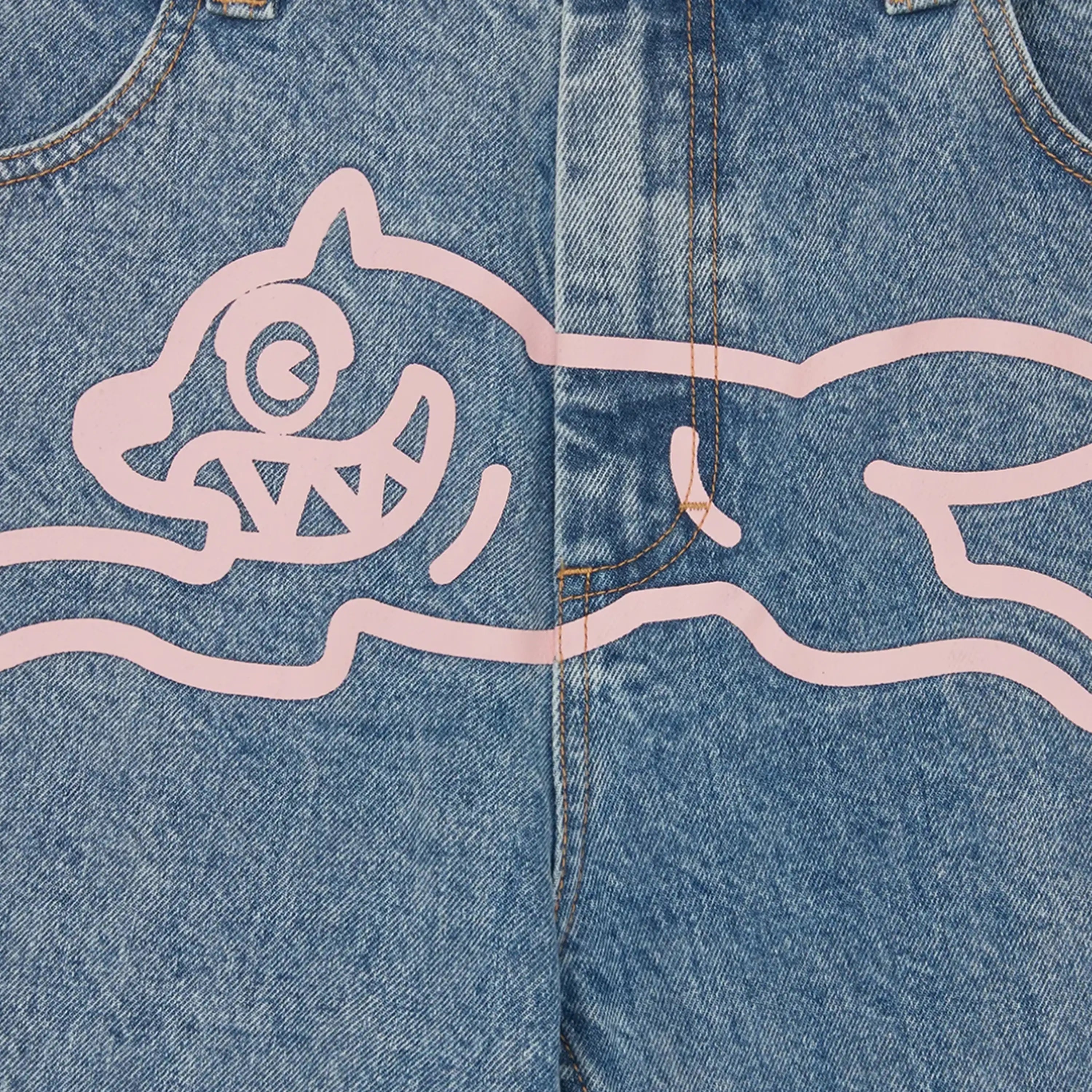 Icecream Running Dog Double Scoop Denim Pants