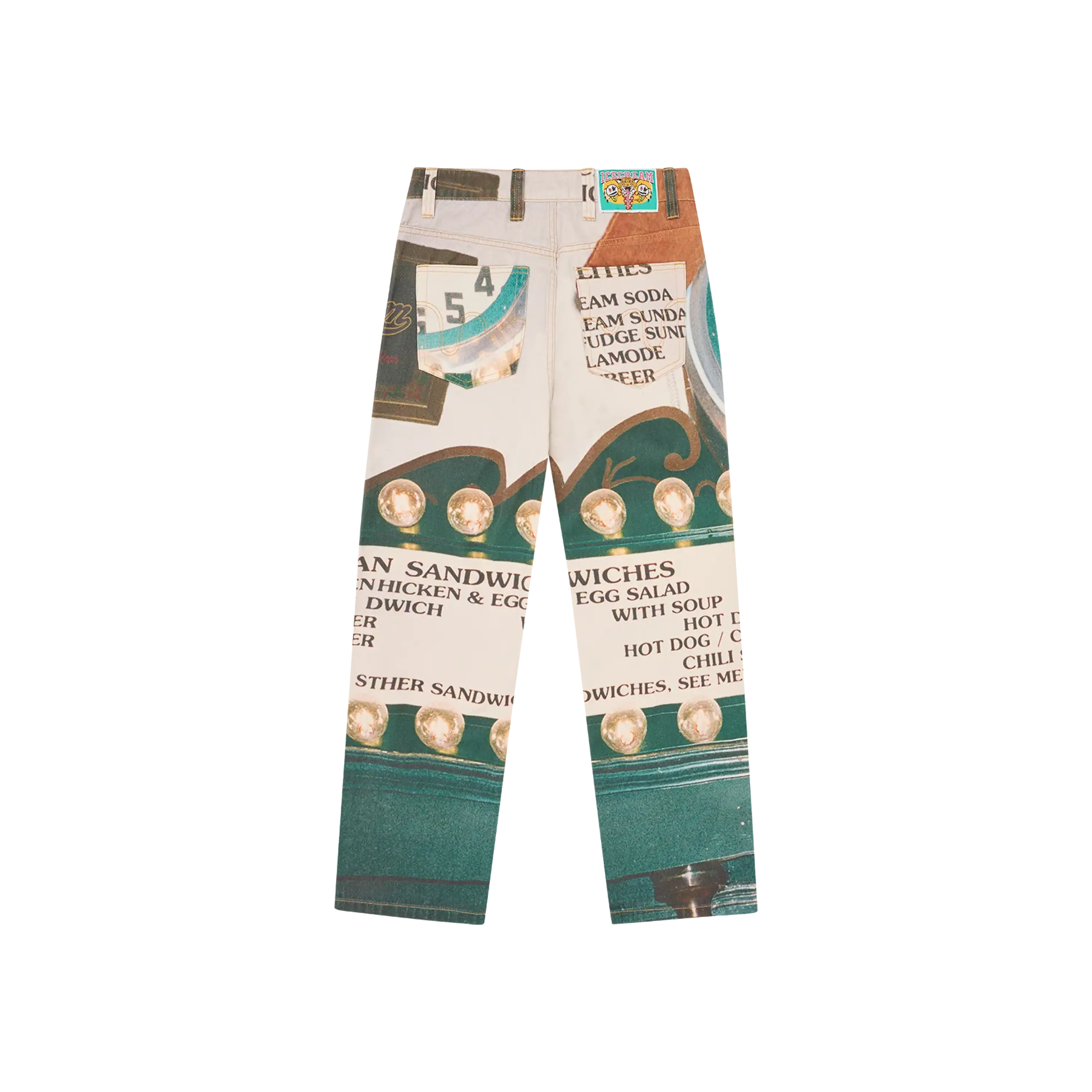 Icecream Parlor Double Scoop Denim Pants Multi