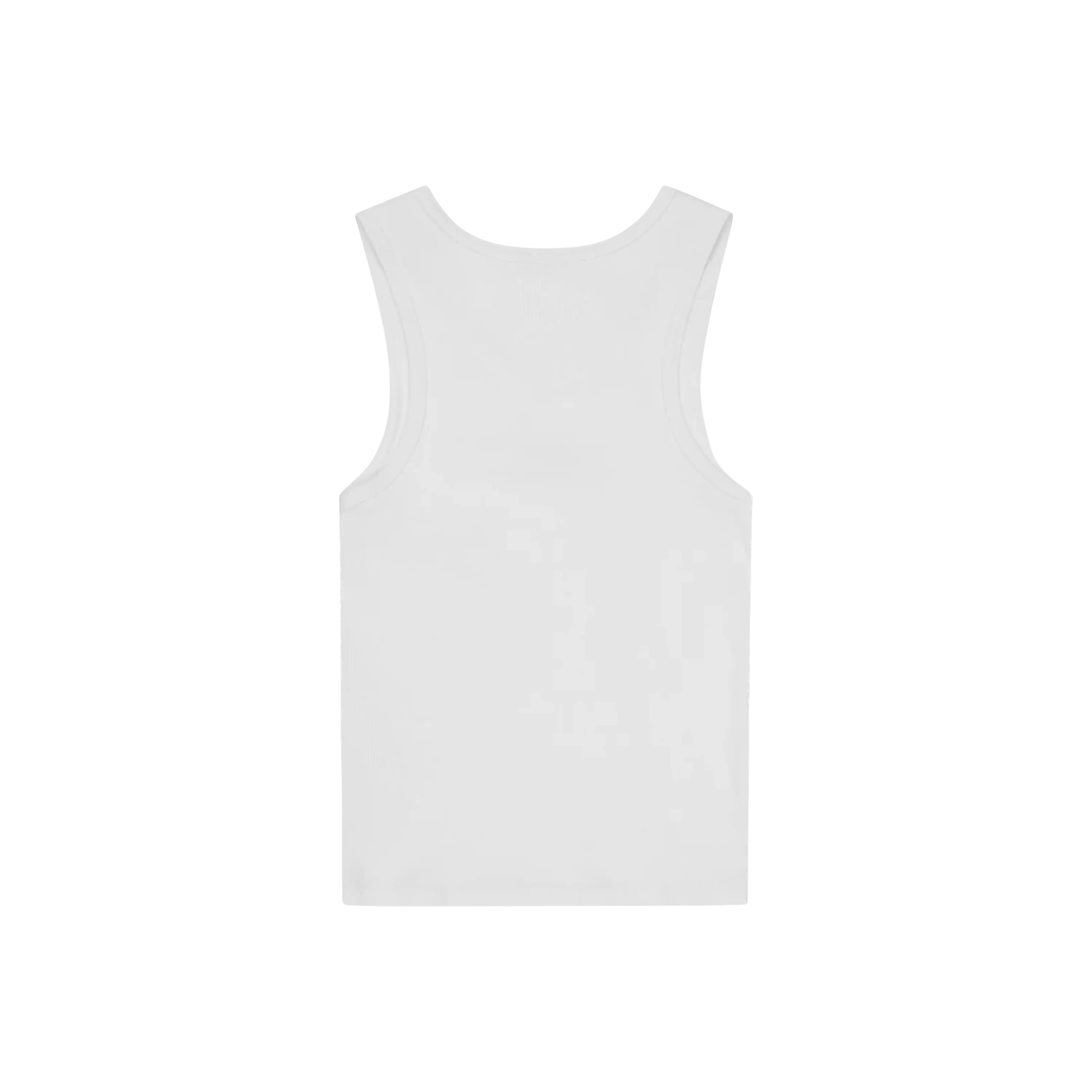 Icecream Womens Beaded Running Dog Ribbed Vest Top