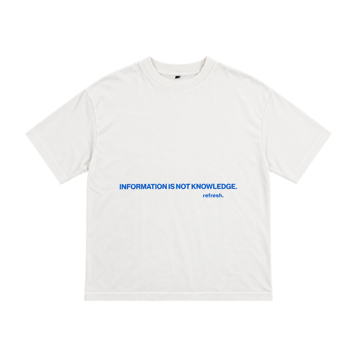 refresh. Infos T-Shirt White