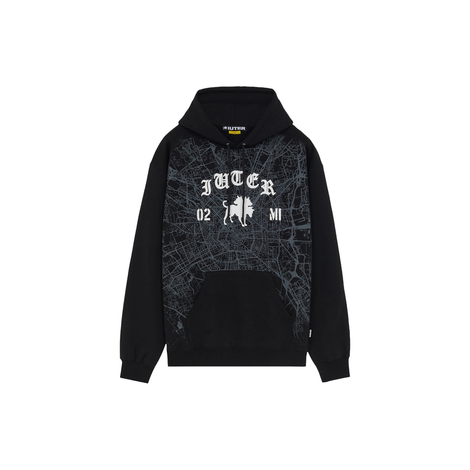 Iuter x Club Dogo - Milano Map Logo Hoodie