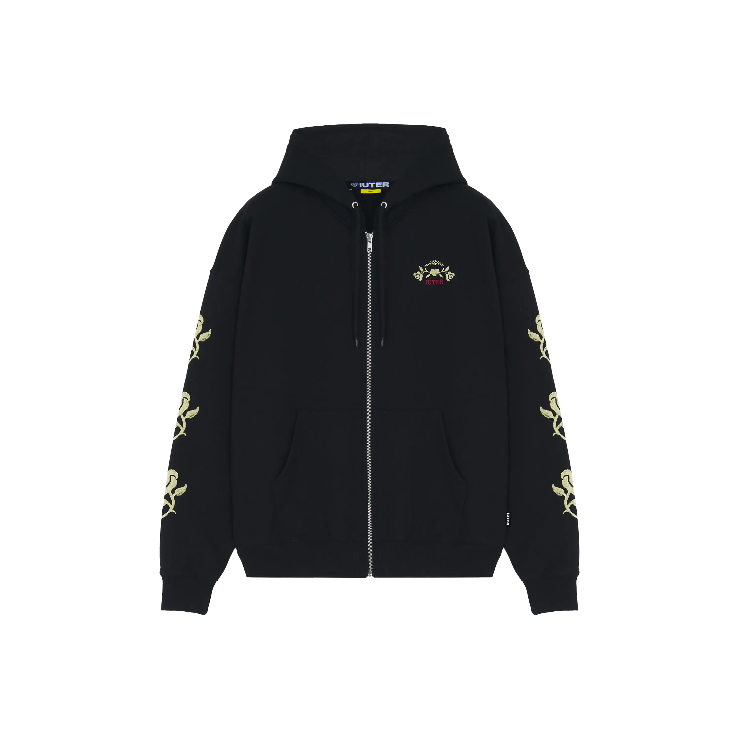 Iuter Floral Zip Hoodie