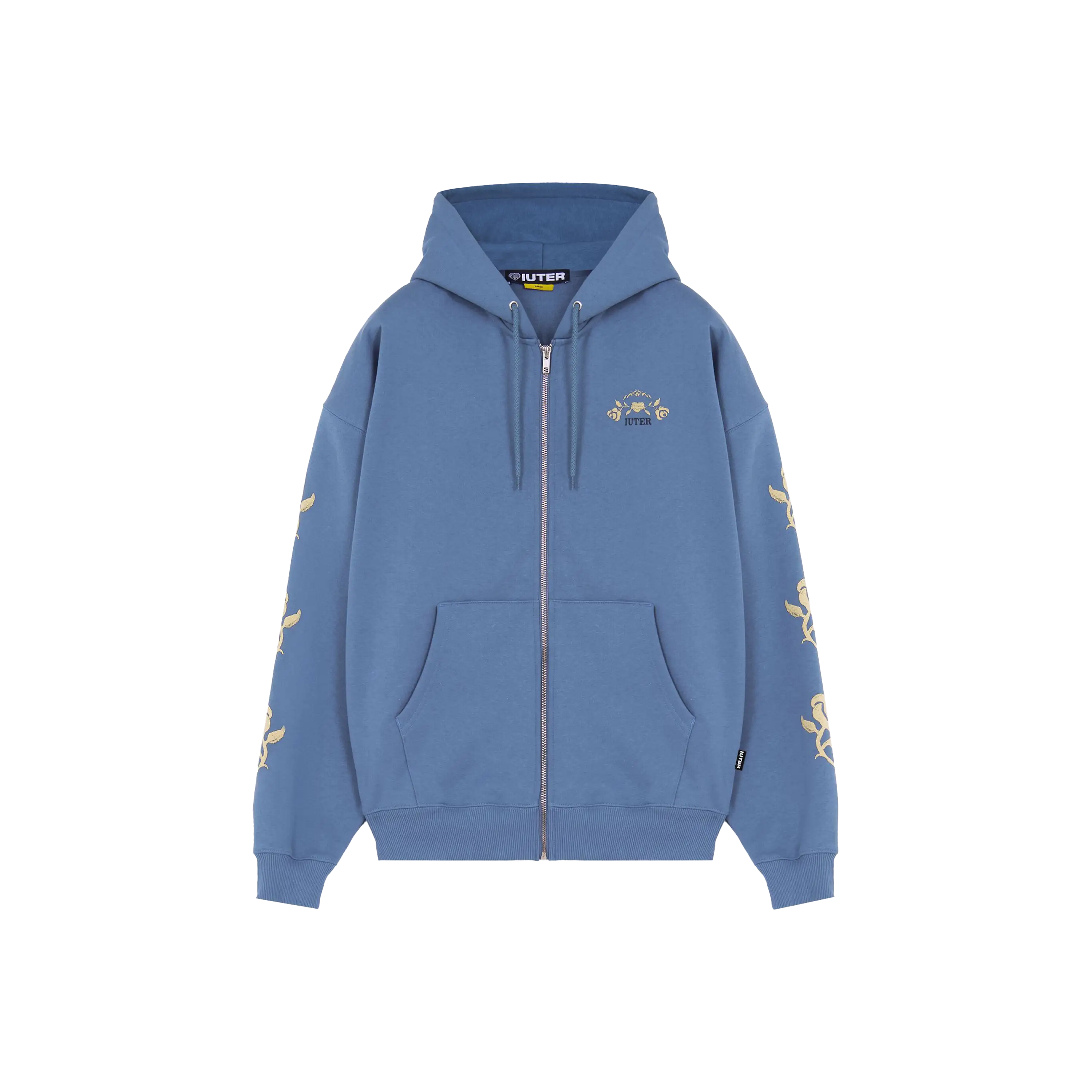 Iuter Floral Zip Hoodie