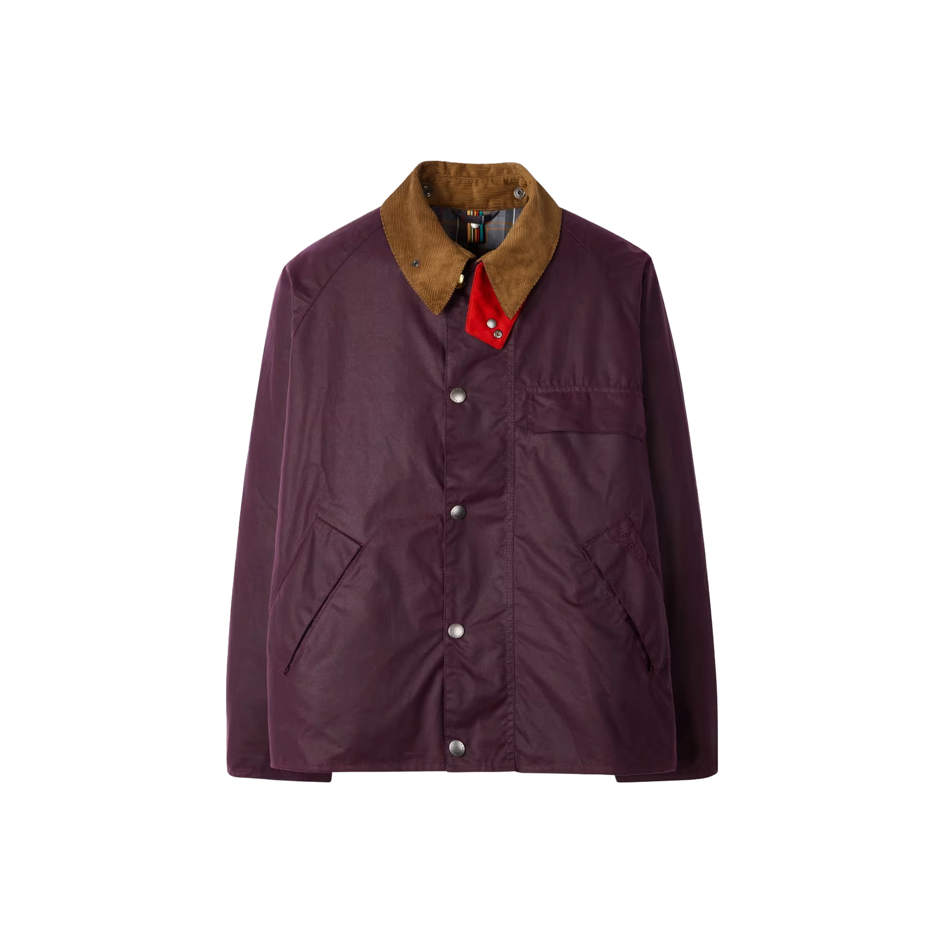 Barbour x Paul Smith Transport Wax Jacket Grape W