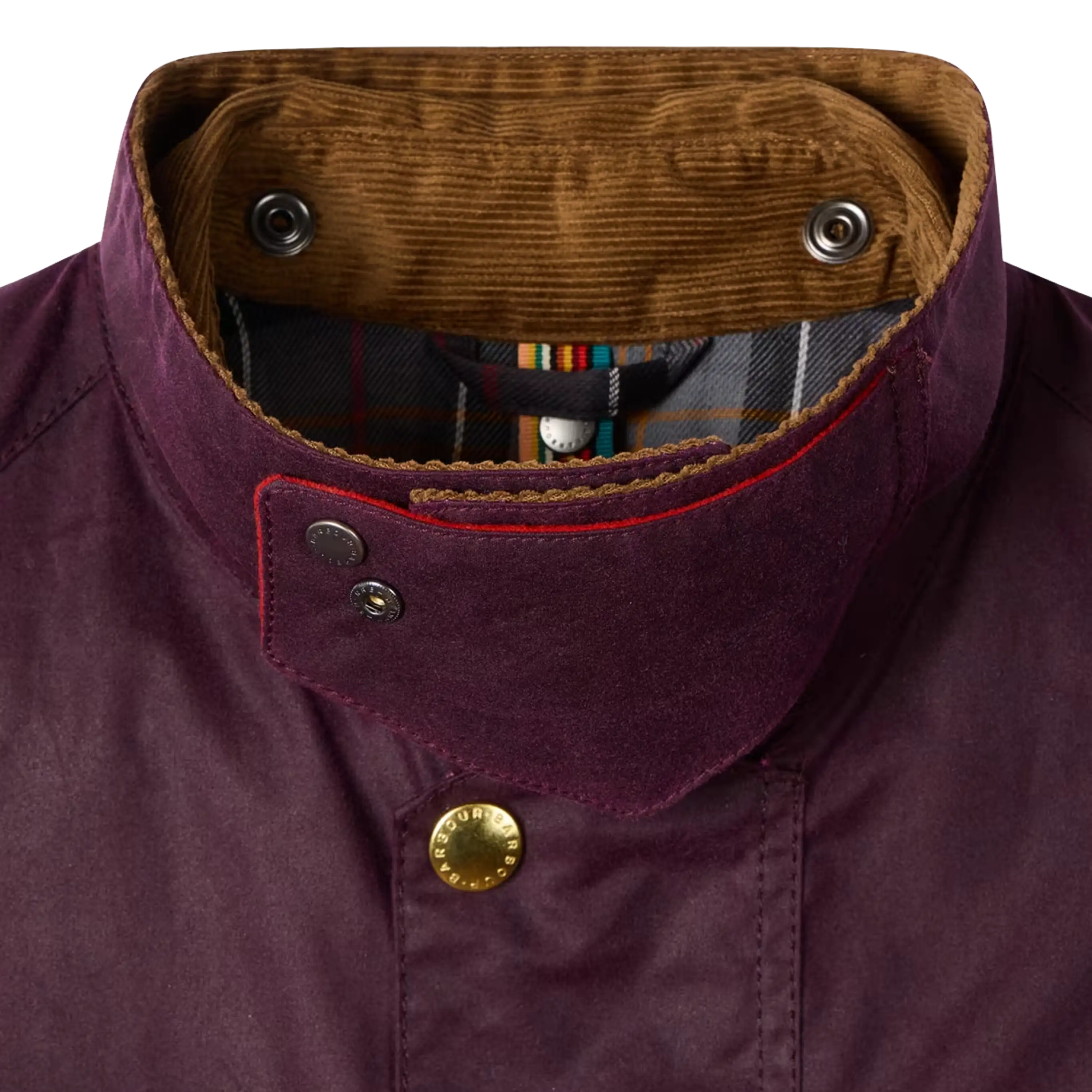 Barbour x Paul Smith Transport Wax Jacket Grape W