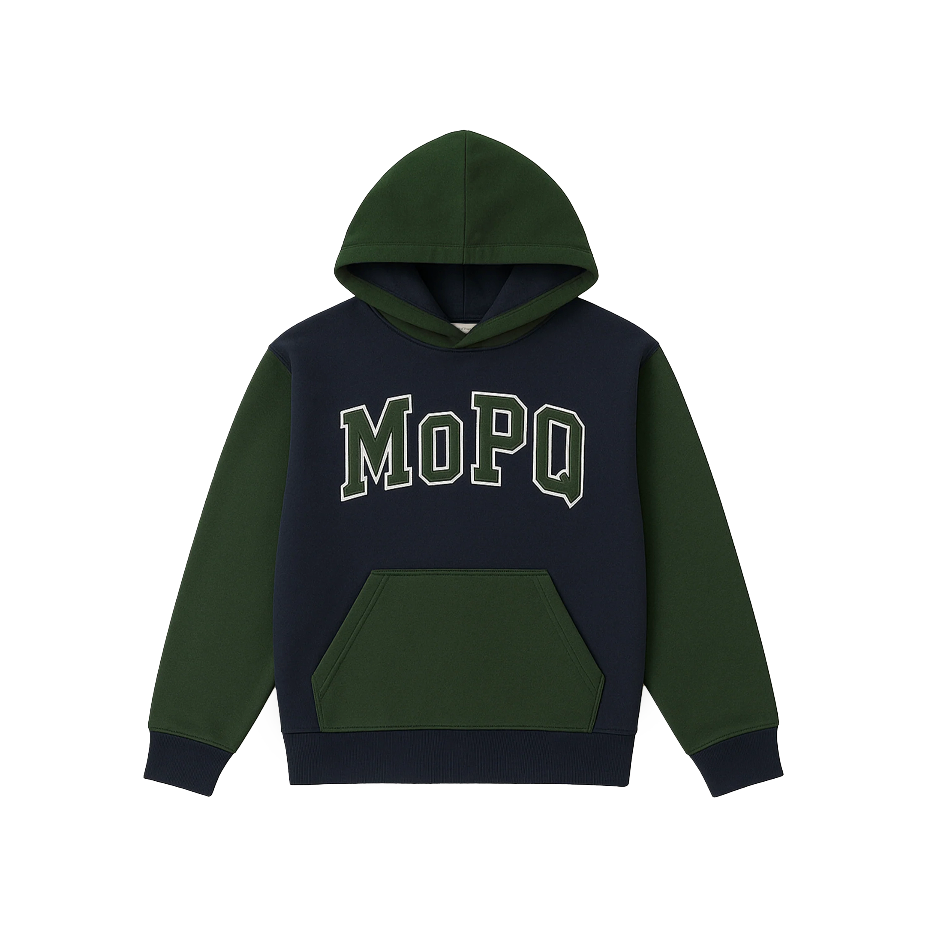 Museum of Peace & Quiet University Panel Hoodie Navy