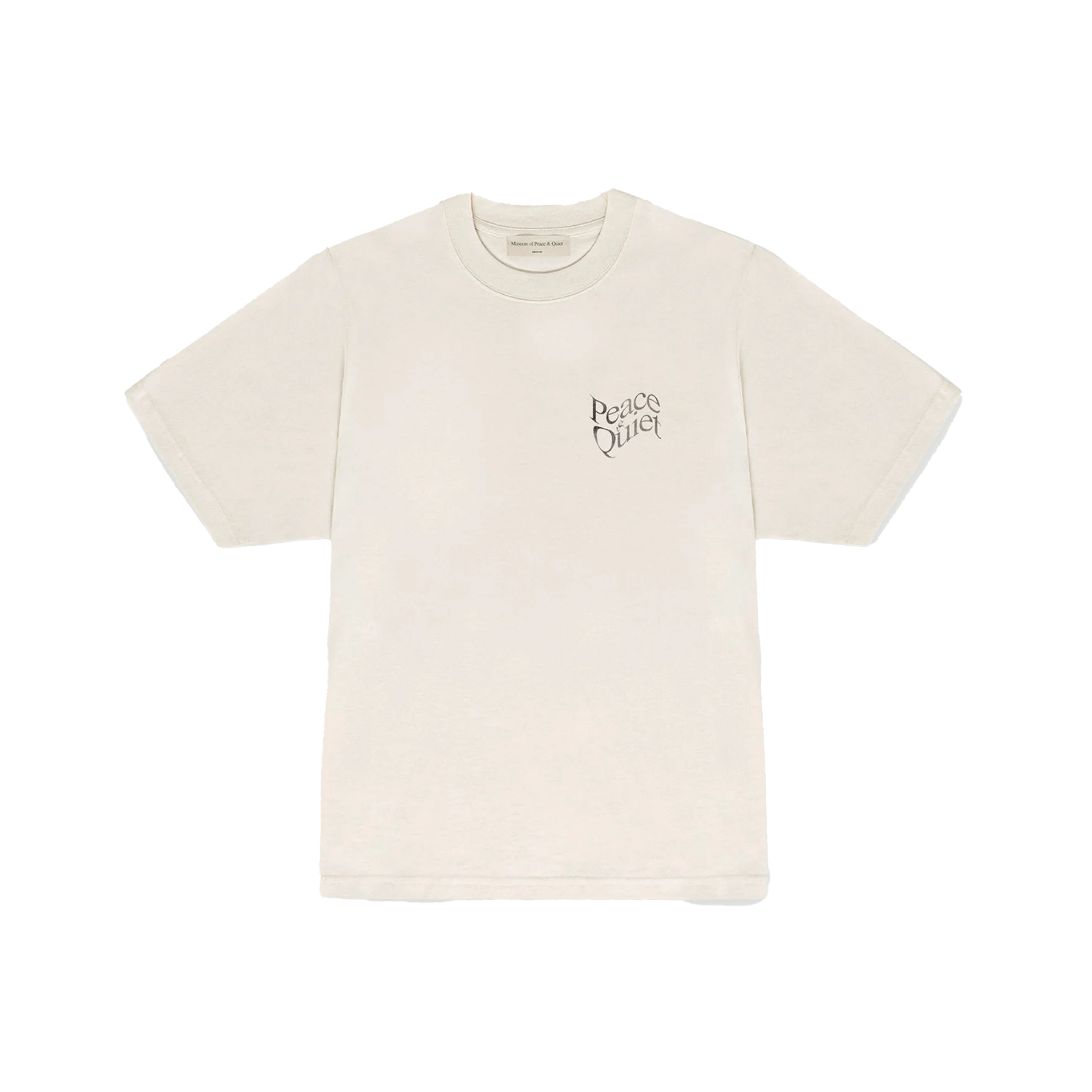 Museum of Piece & Quiet Warped Tee Black Bone