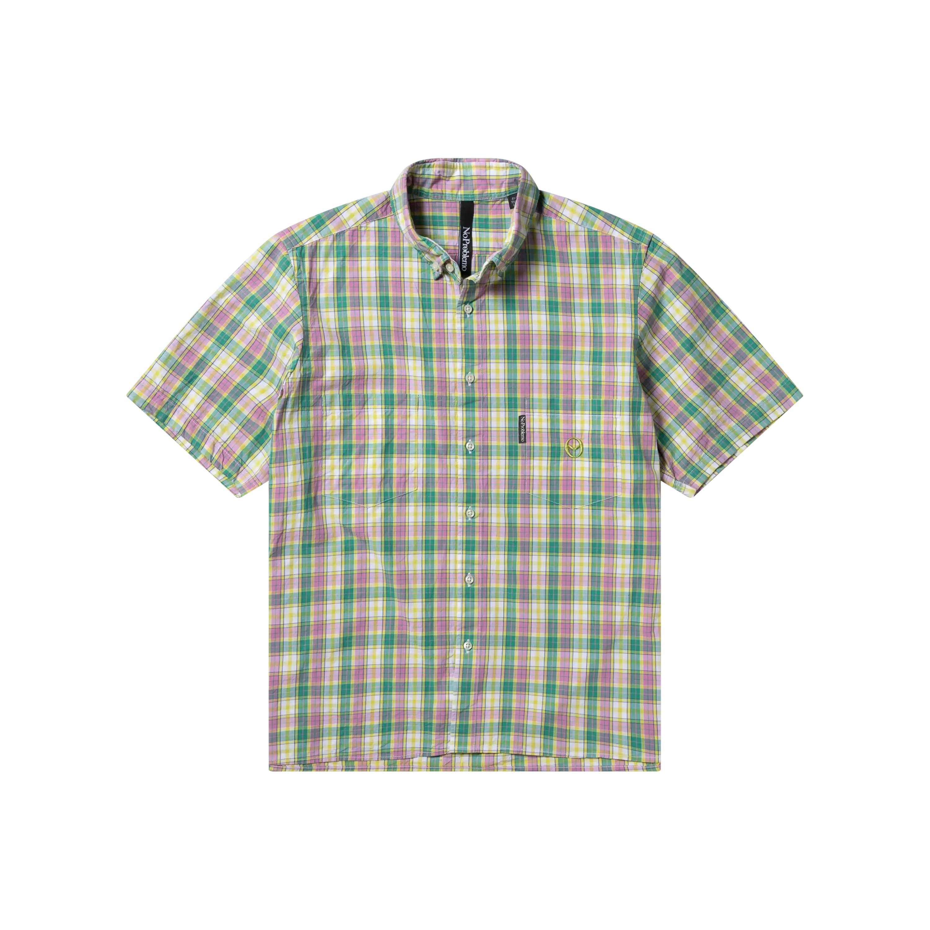 No Problemo Alieno Embroidered SS Check Shirt