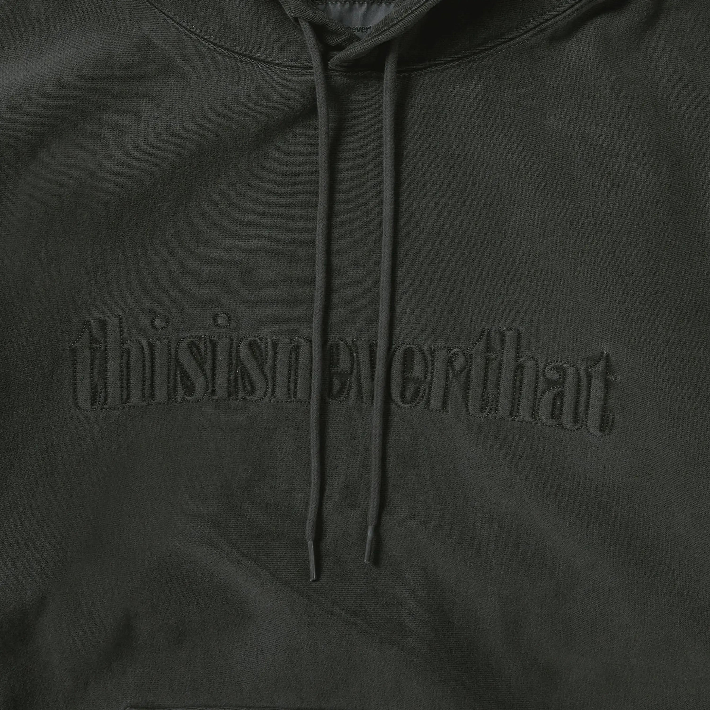 Thisisneverthat Overdyed Embroidery Hoodie