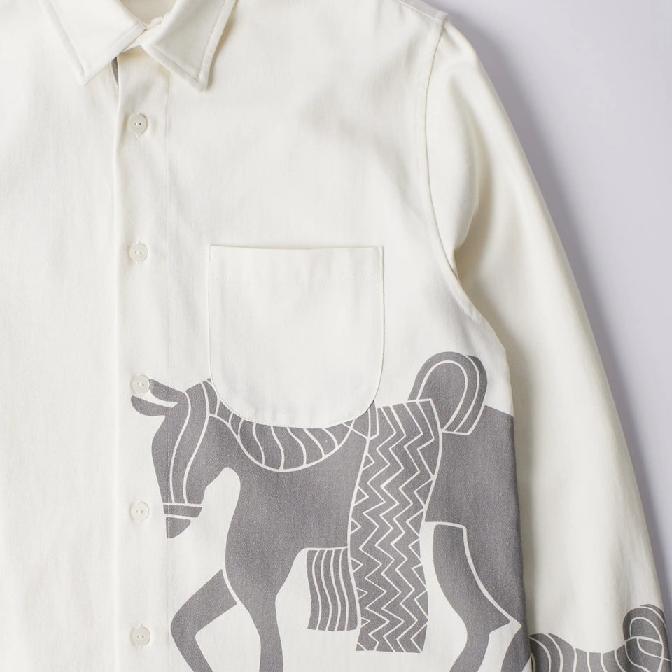 Parra Repeated Horse Camicia