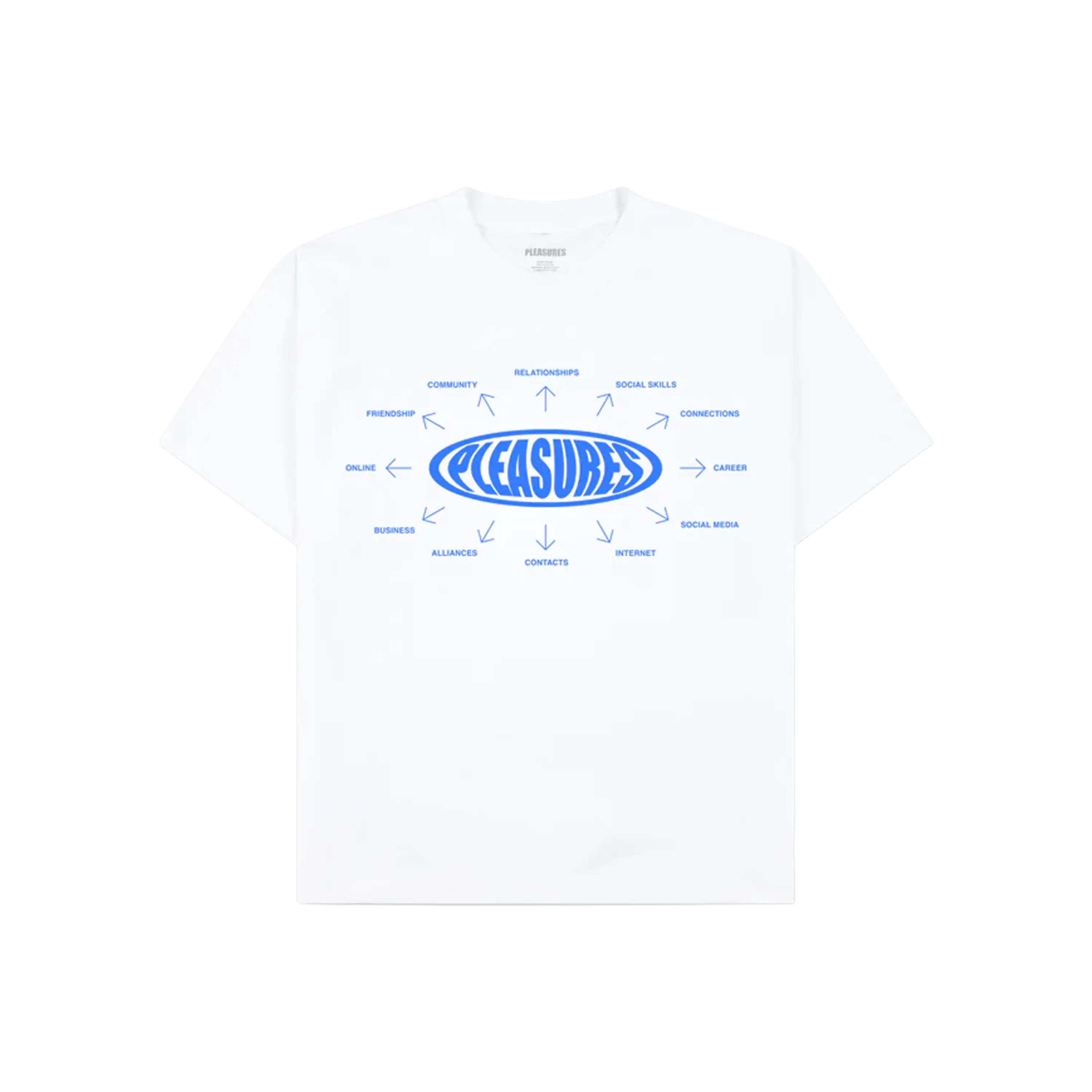 Pleasures Overview Logo T-Shirt