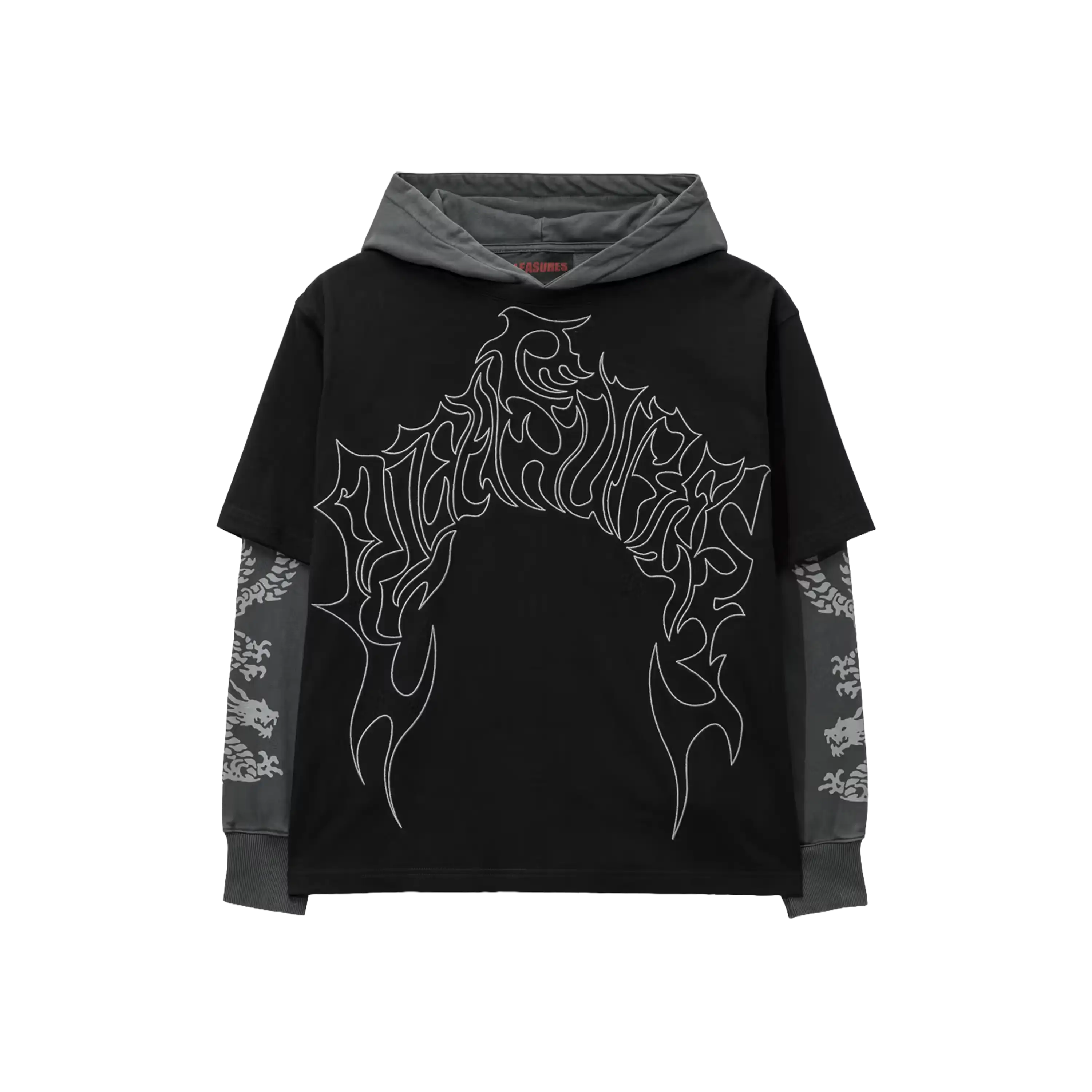 Pleasures Dragon Layered Hoodie