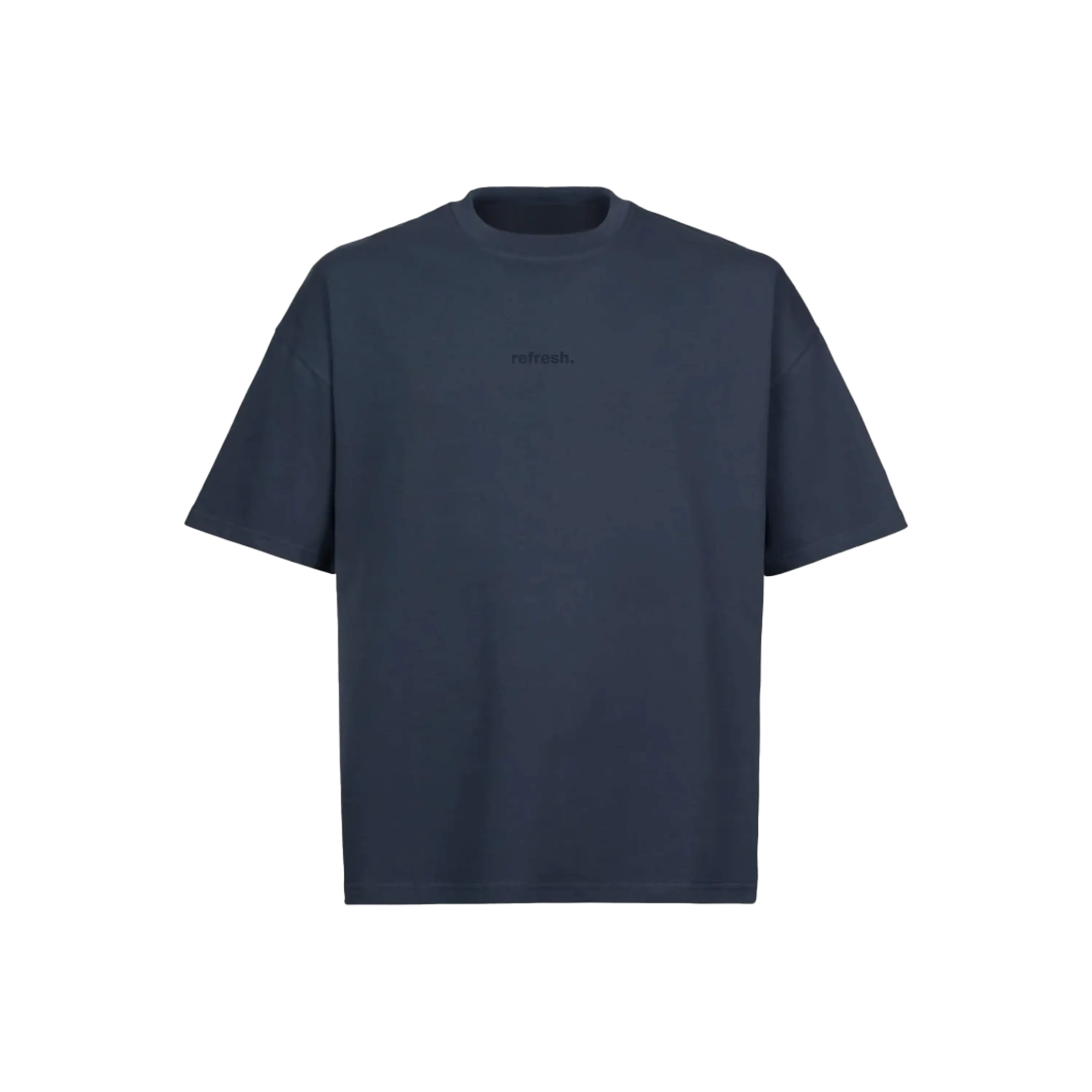 refresh. Tag Boxy T-shirt Navy