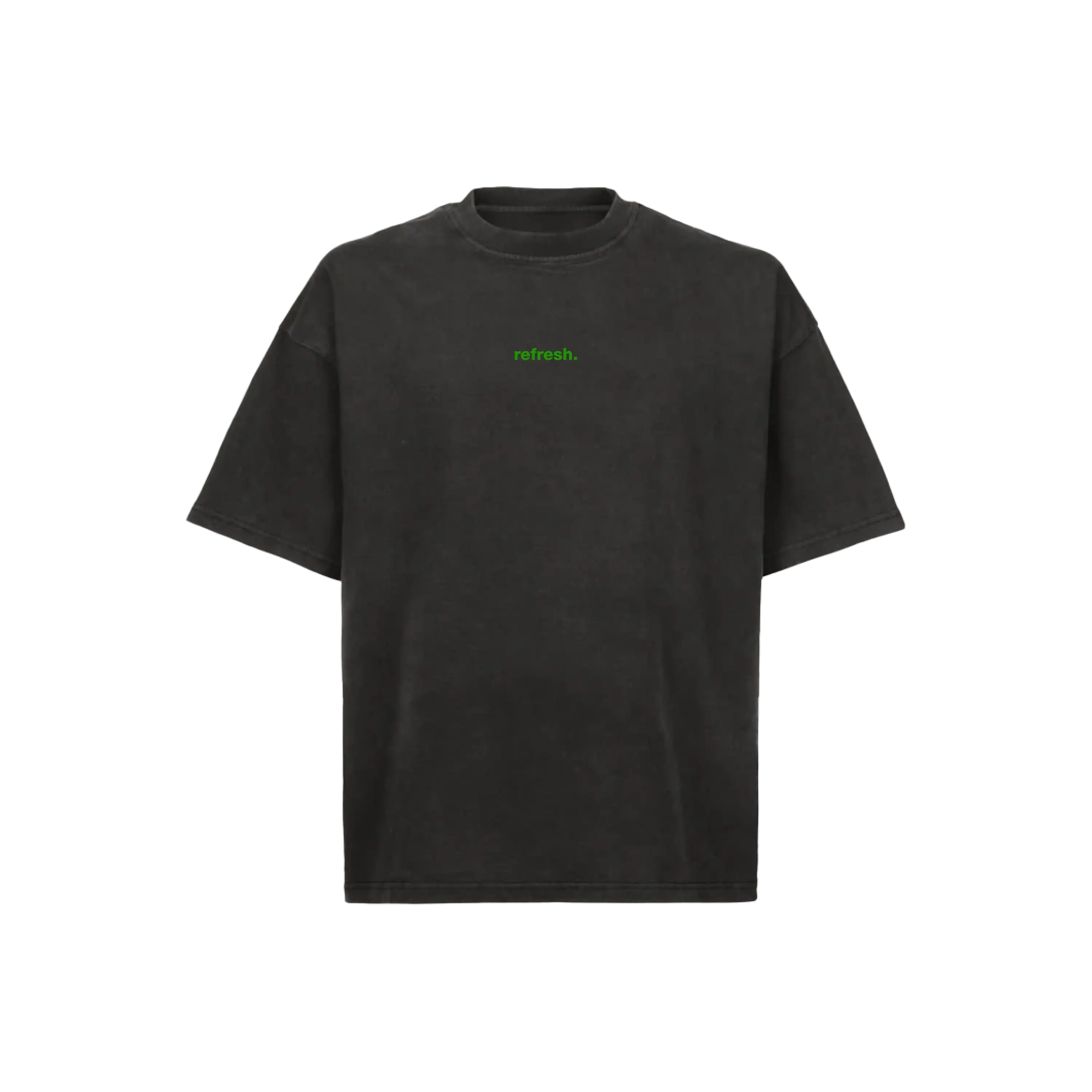 refresh. Tag Boxy T-shirt Black