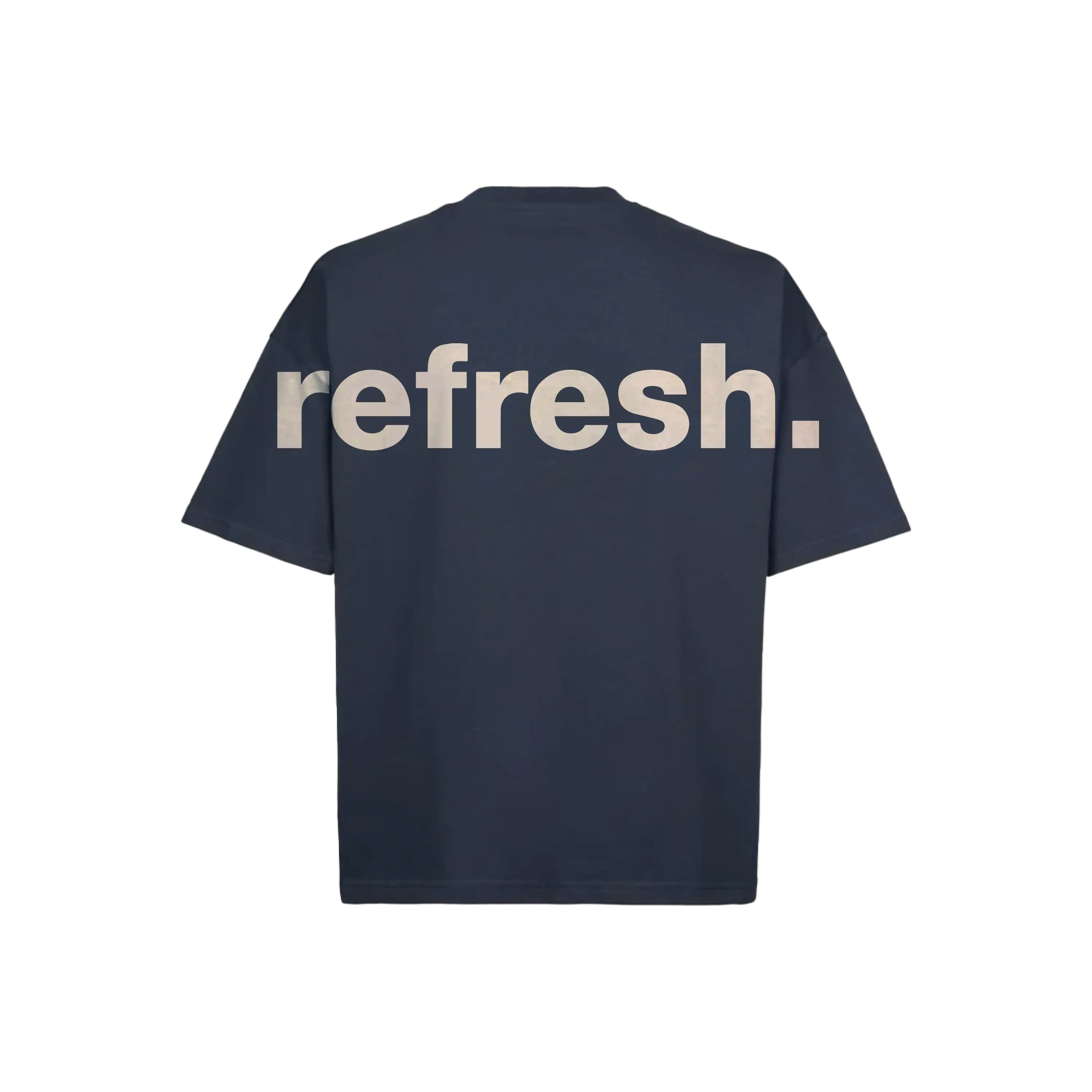 refresh. Backprint T-shirt Navy