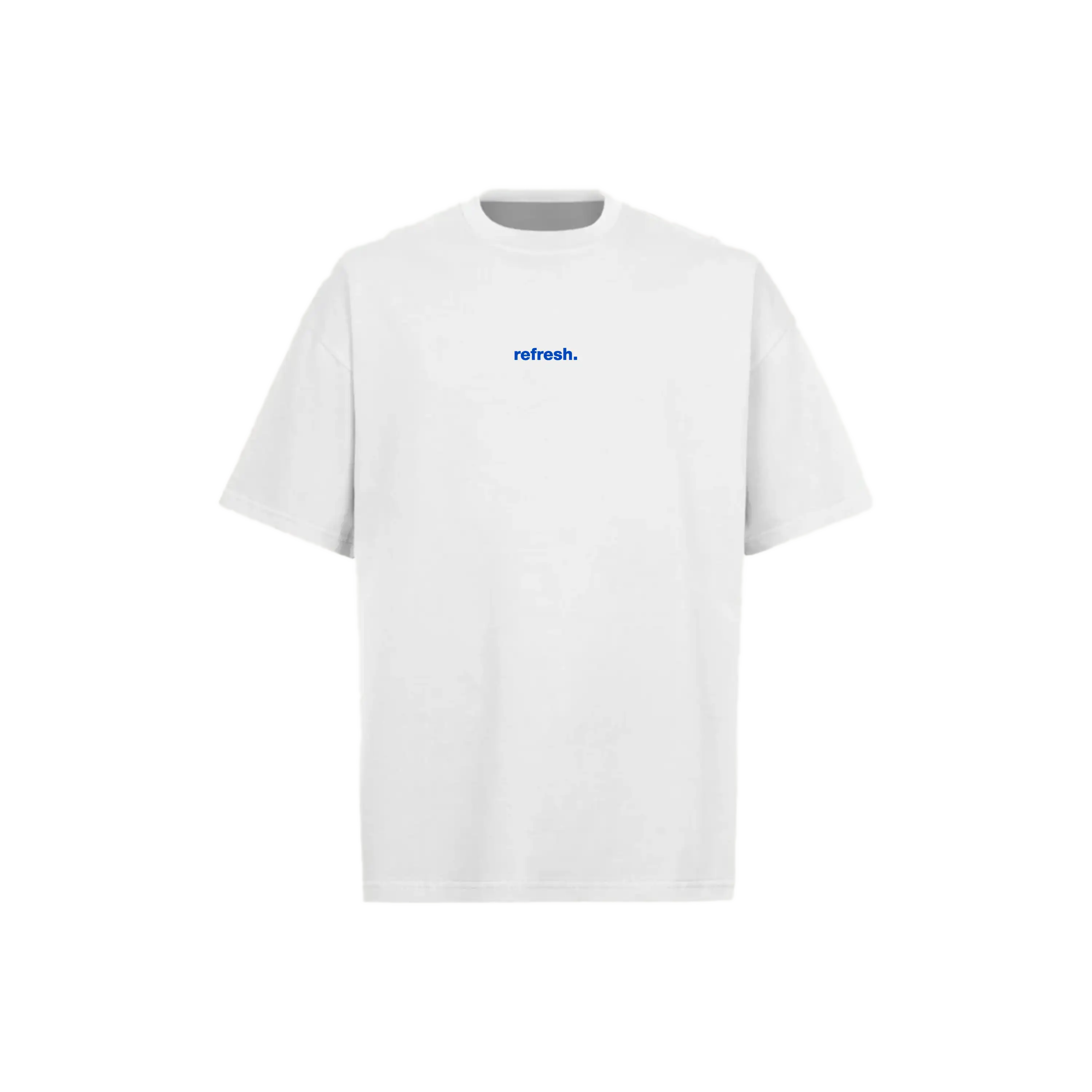 refresh. Tag Over T-shirt White