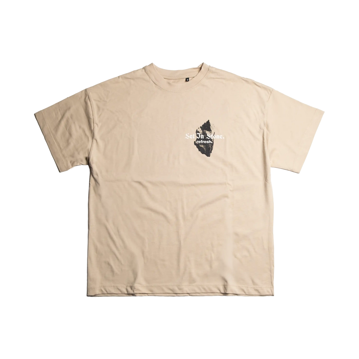 refresh. Set In Stone T-Shirt Sand