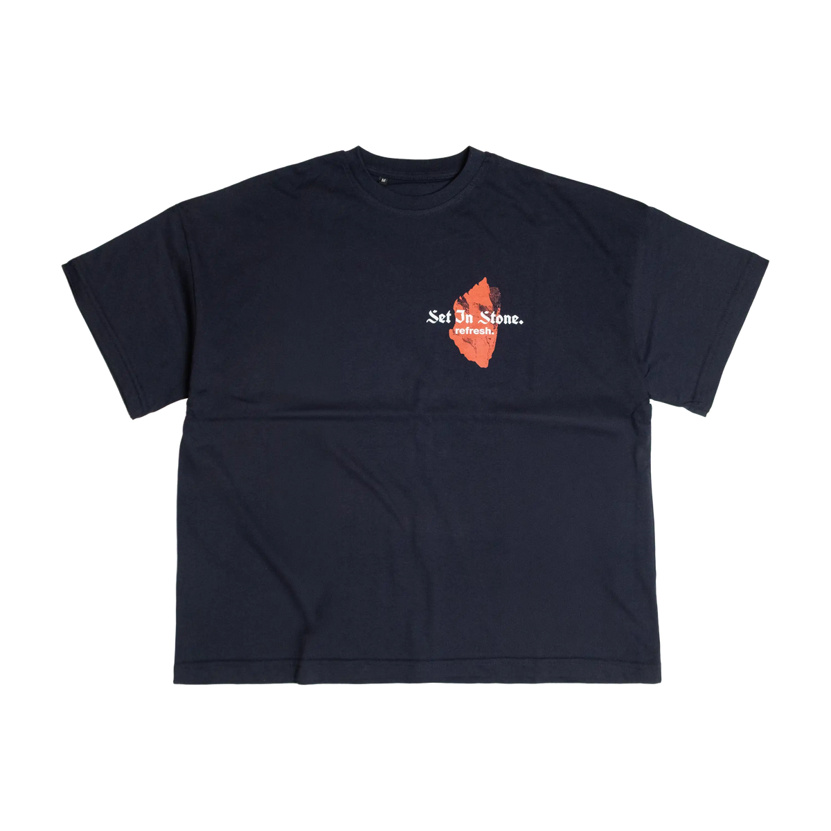 refresh. Set In Stone T-Shirt Blue