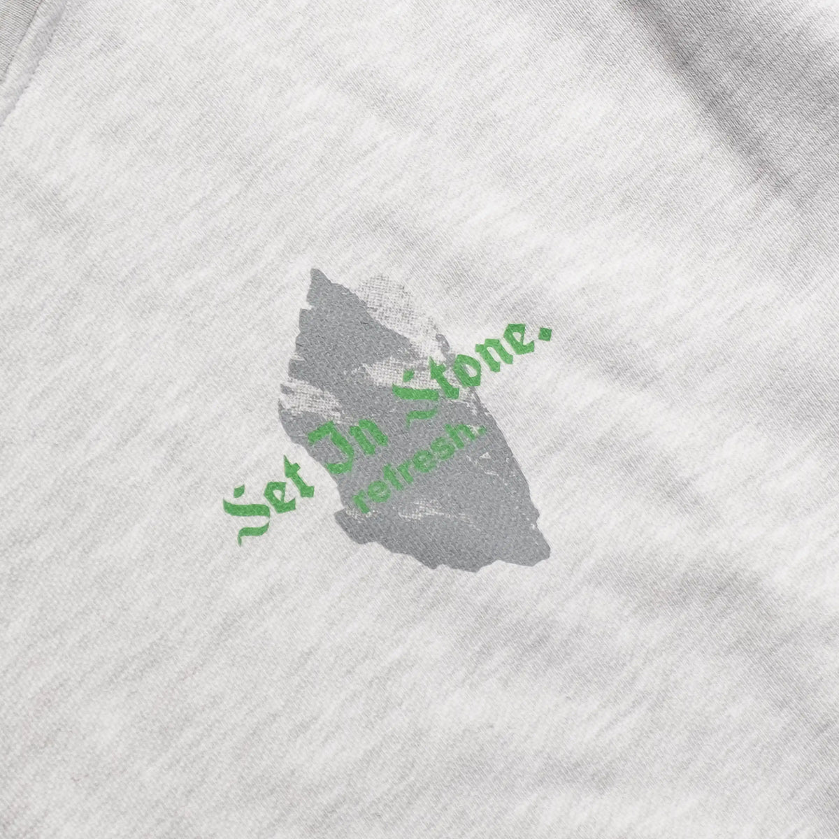 refresh. Set In Stone Crewneck Grey