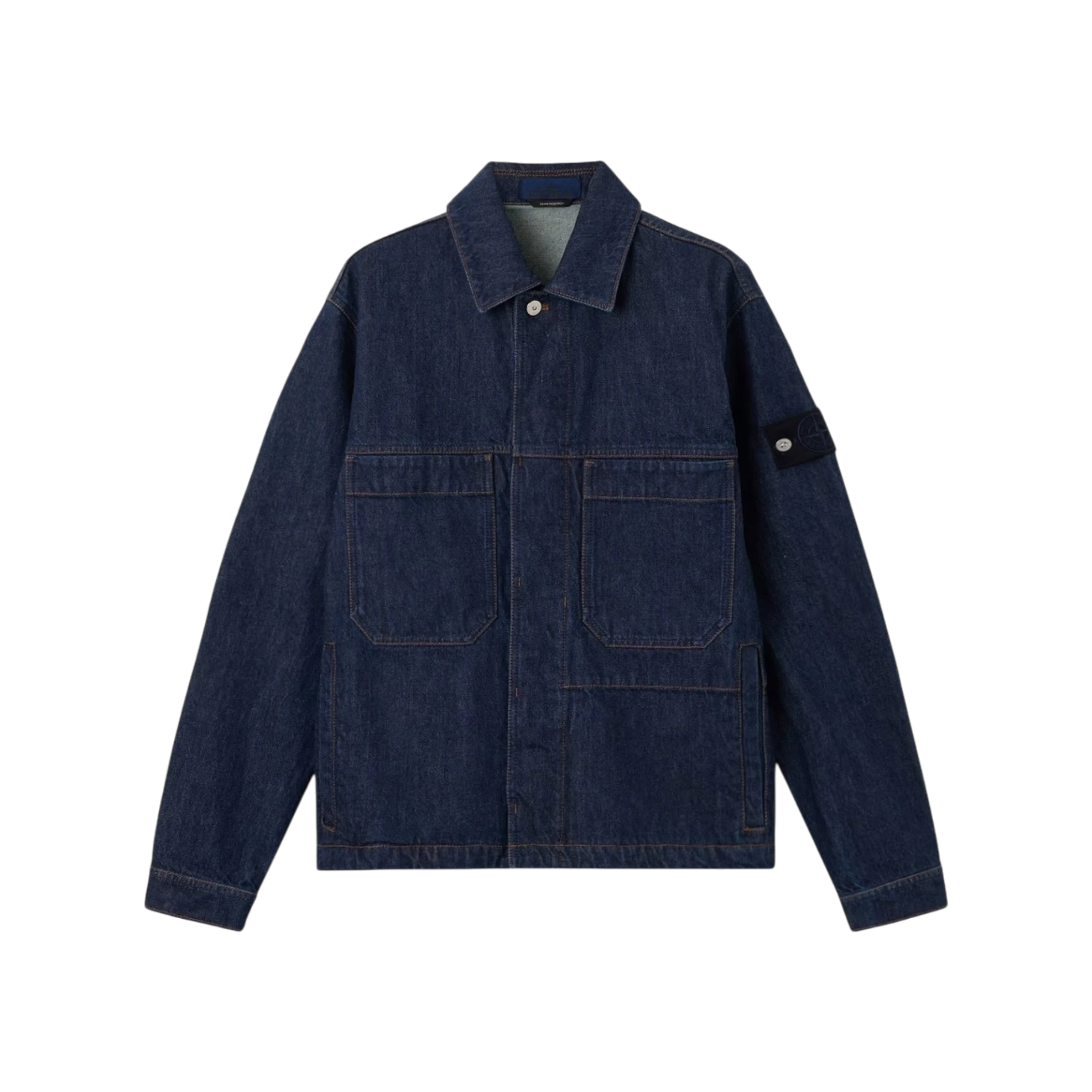 Stone Island 4100006S00J7 Indigo Denim rinsed