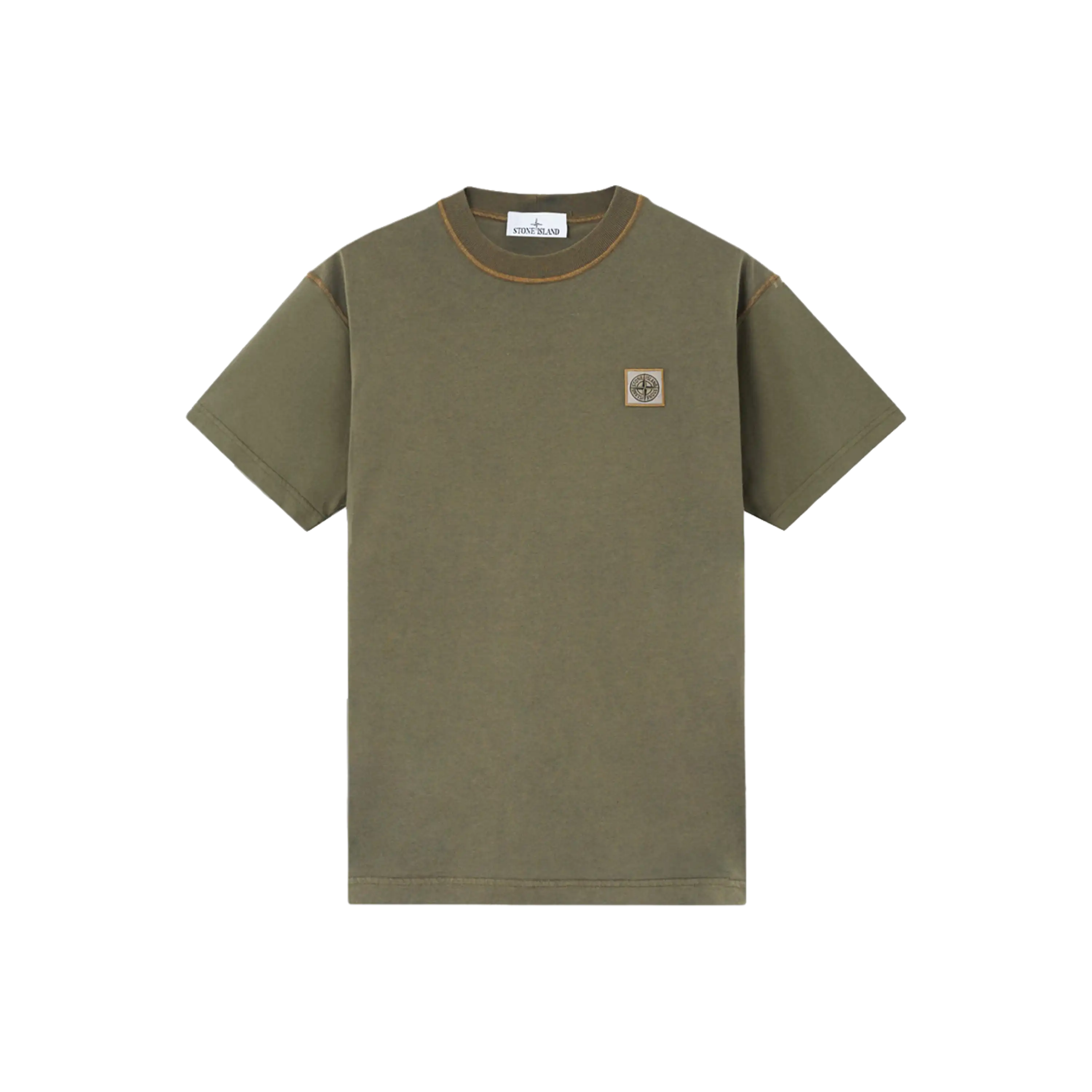 Stone Island 2100029 ORGANIC COTTON JERSEY 'FISSATO' EFFECT