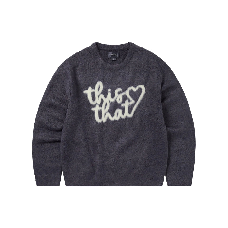 Thisisneverthat® Heart Logo Knit Sweater